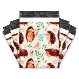 10x13 Hedgehog Designer Poly Mailers Shipping Envelopes Premium Printed Bags