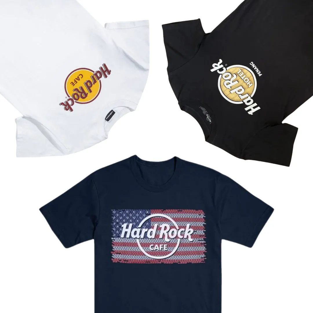 50x HARD ROCK CAFE T-SHIRTS [GRADE A]