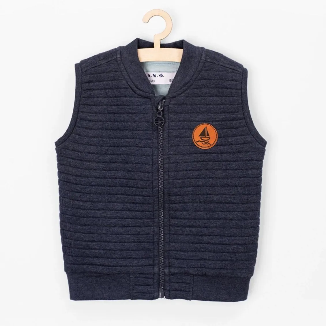 5.10.15 Quilted Sleeveless Ship Blue Jacket 726