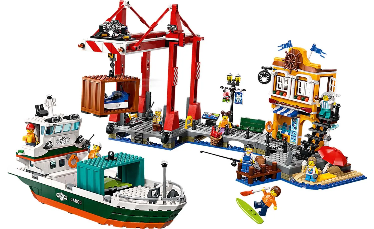 60422 | LEGO® CITY Seaside Harbour with Cargo Ship