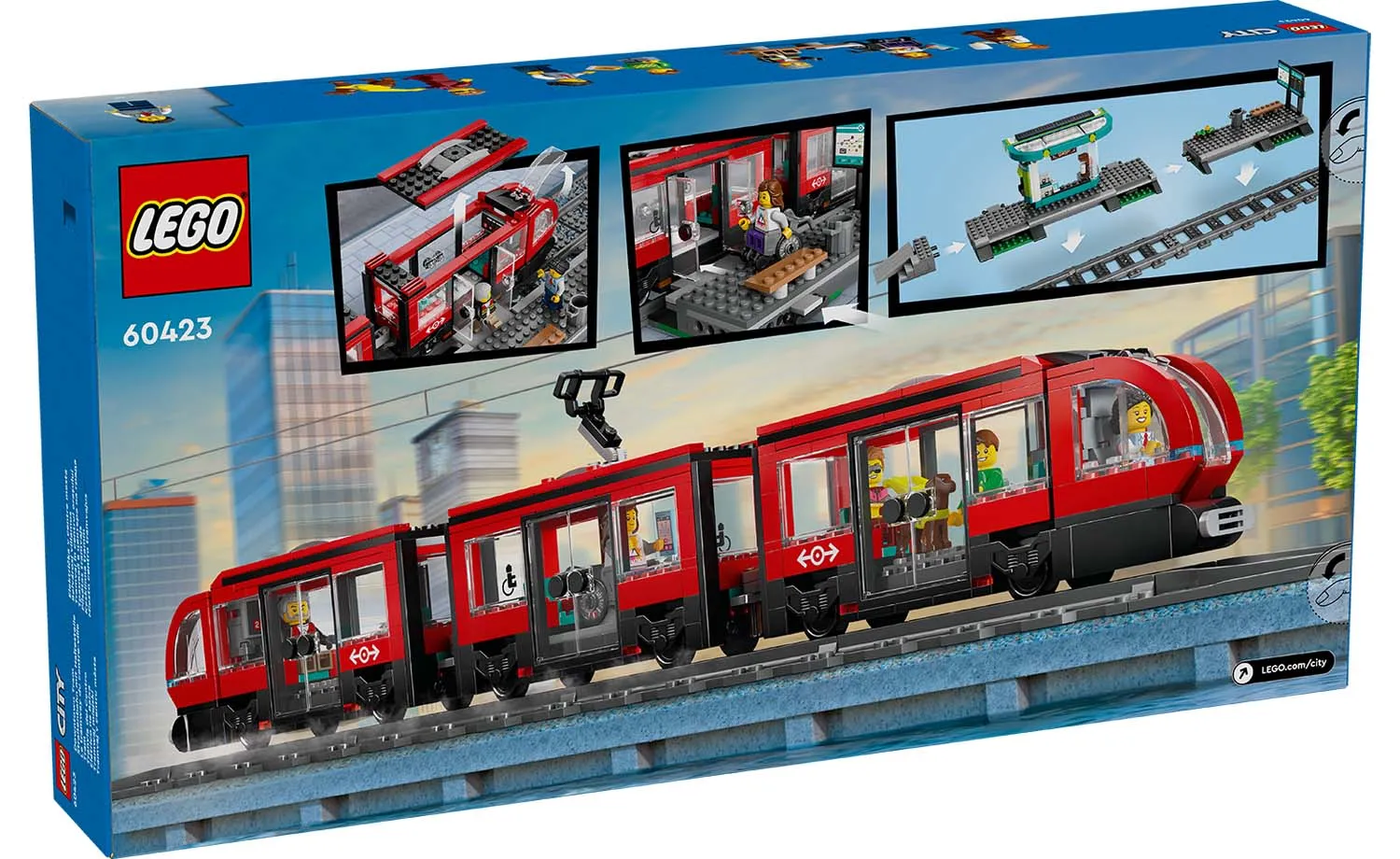 60423 | LEGO® City Downtown Streetcar and Station