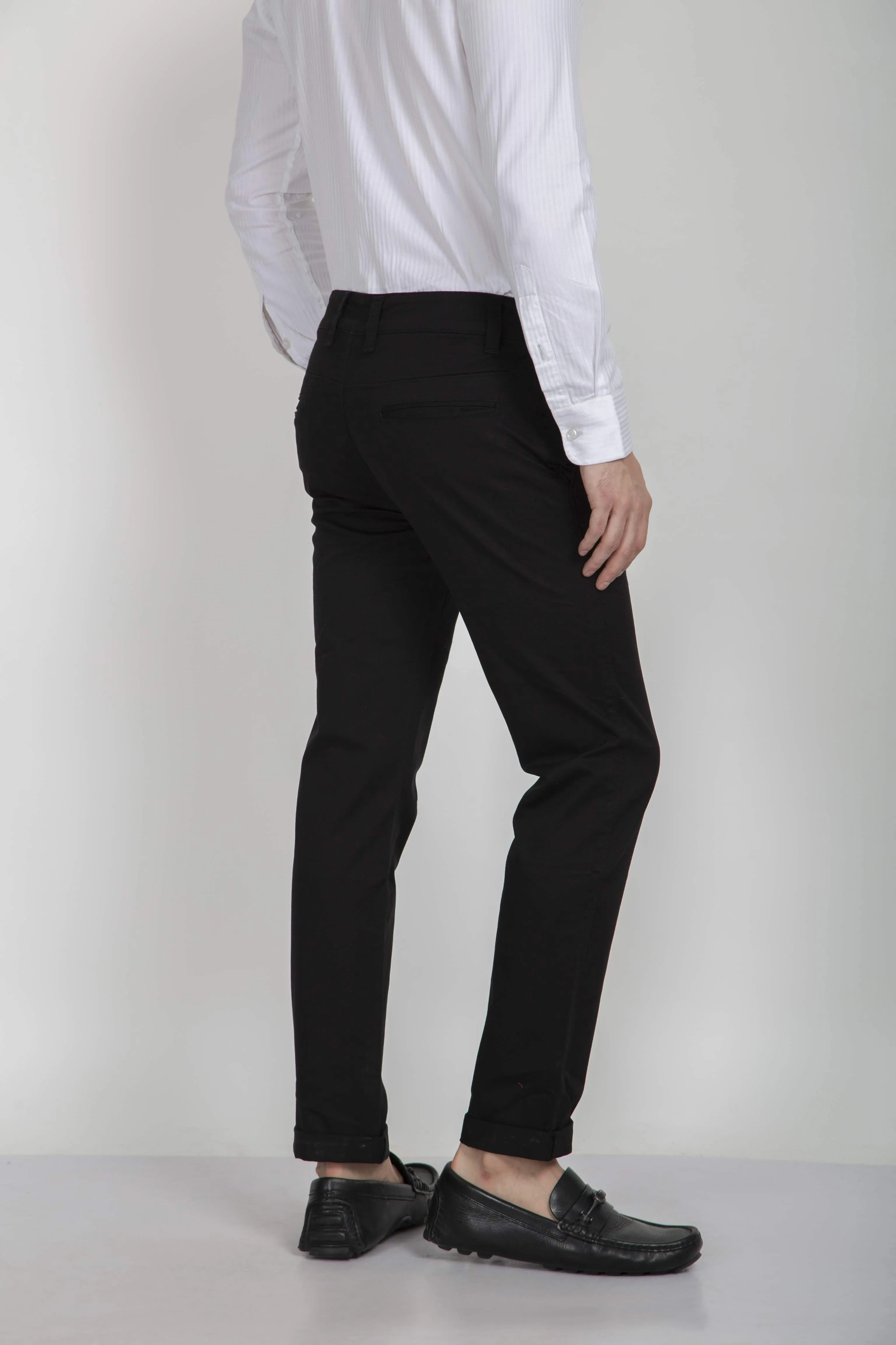 A9 | FINE ITALIAN BLACK CHINOS