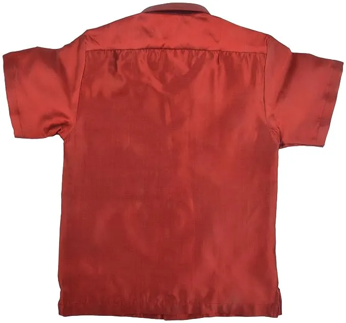 Attractive Red Colored Dhoti Set For Kids