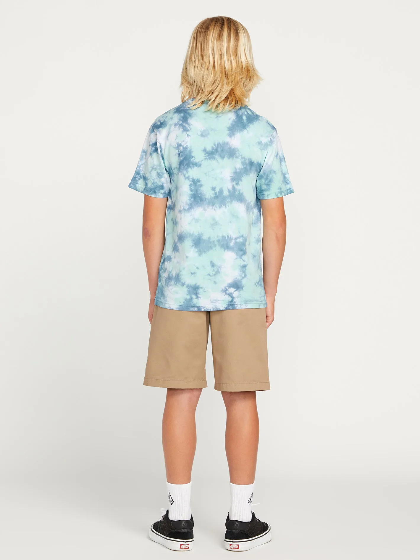 Big Boys Iconic Stone Dye Short Sleeve Tee - Temple Teal