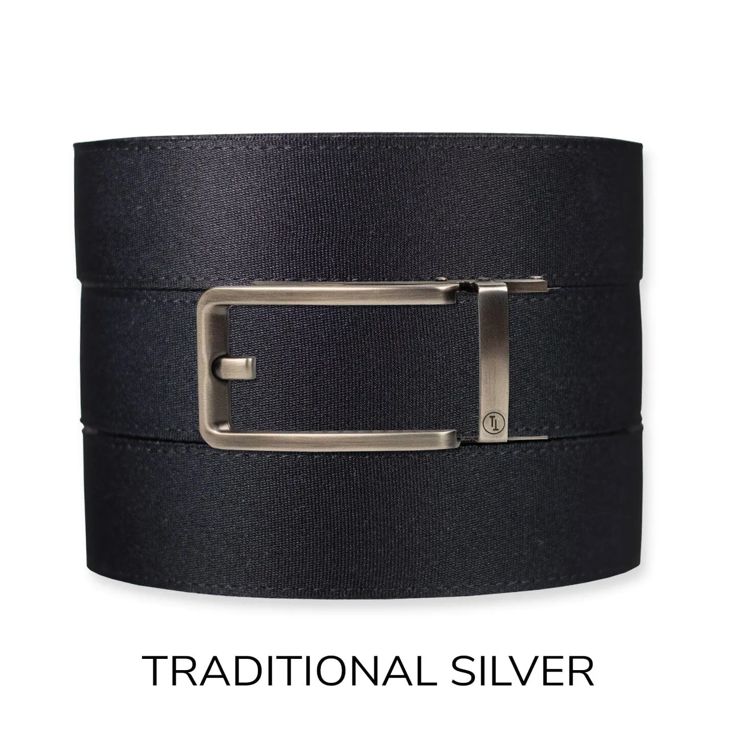 Black Canvas  Ratchet Belt & Buckle Set