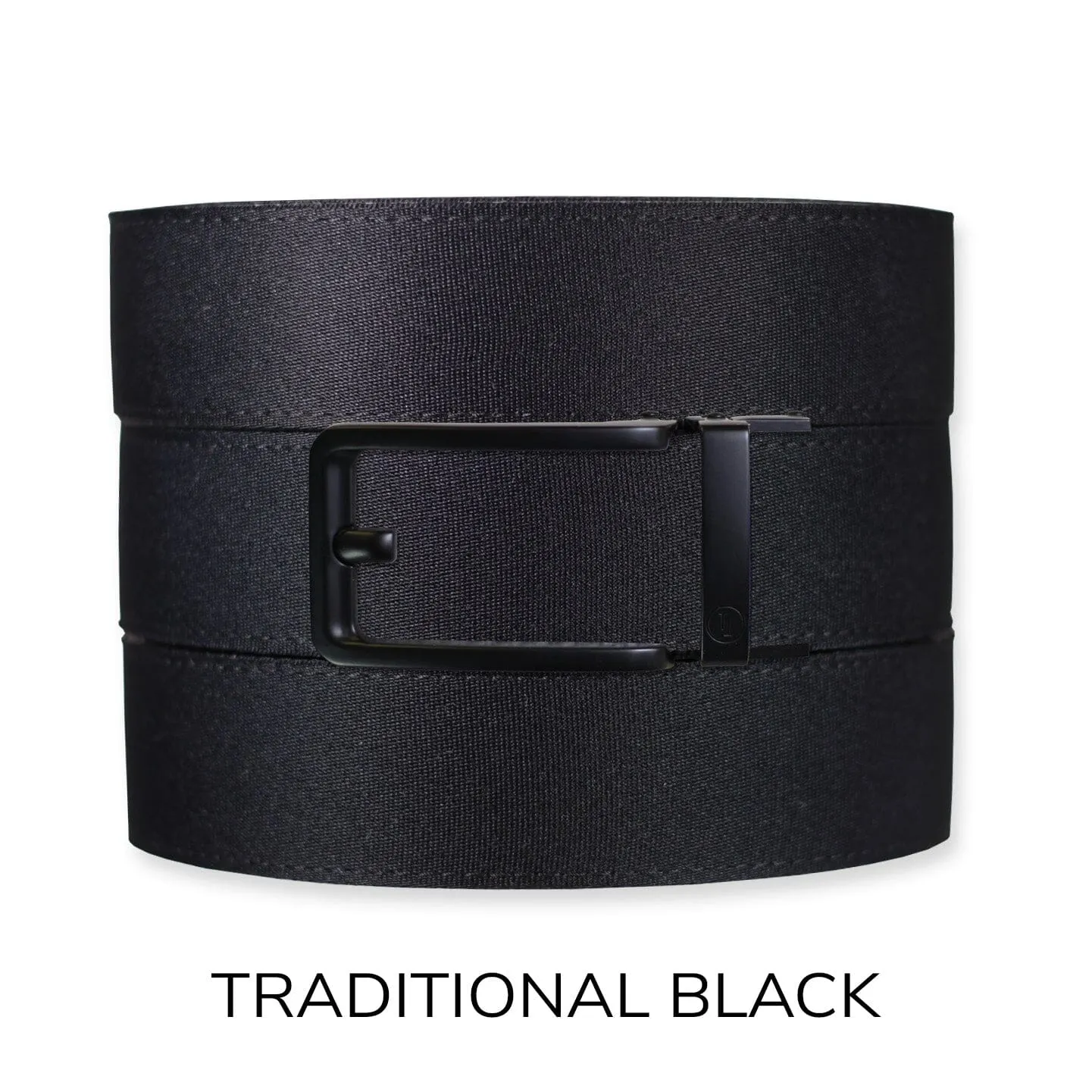 Black Canvas  Ratchet Belt & Buckle Set