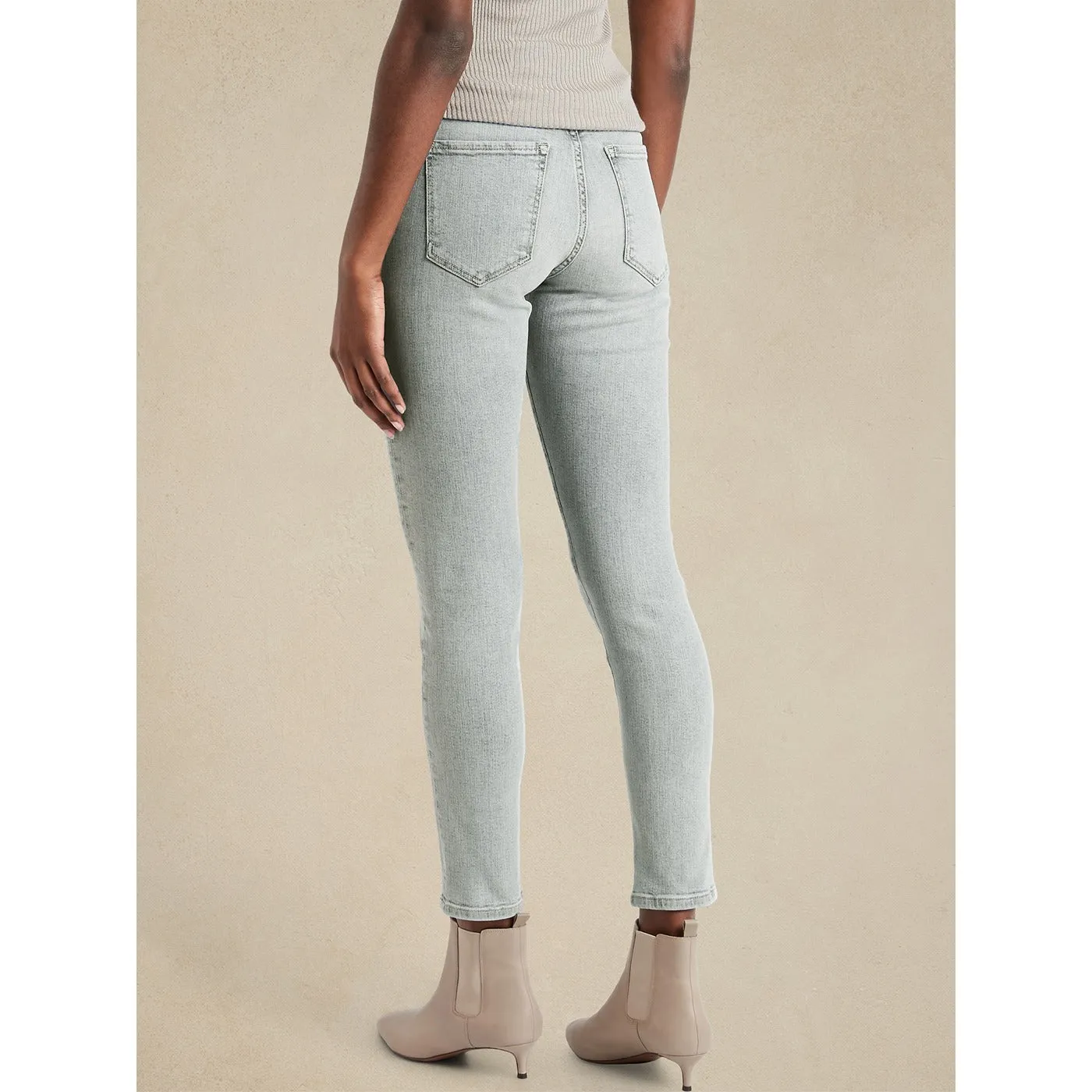 BR High Rise Light Wash Skinny Jeans