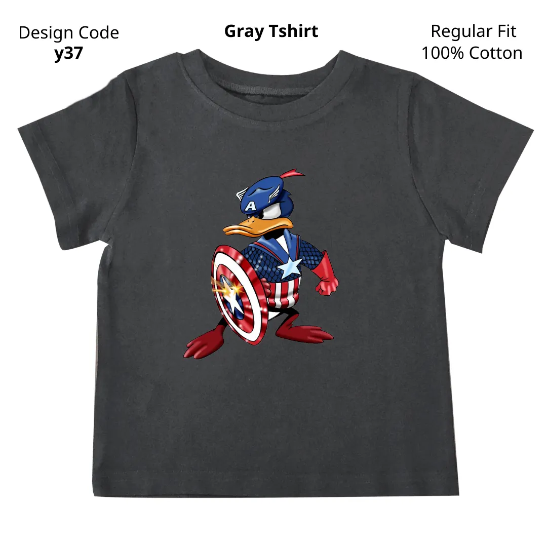 Captain America T-shirt ( Design Y37 )