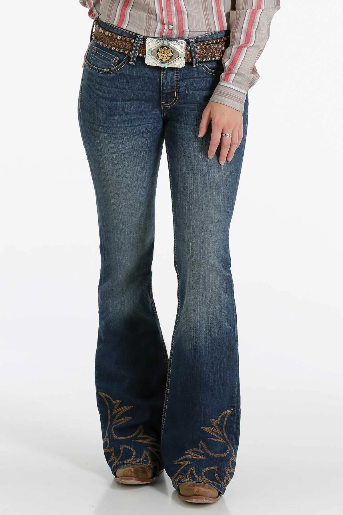 Cruel Girl Hannah Far Out Flare Leg Jeans for Women