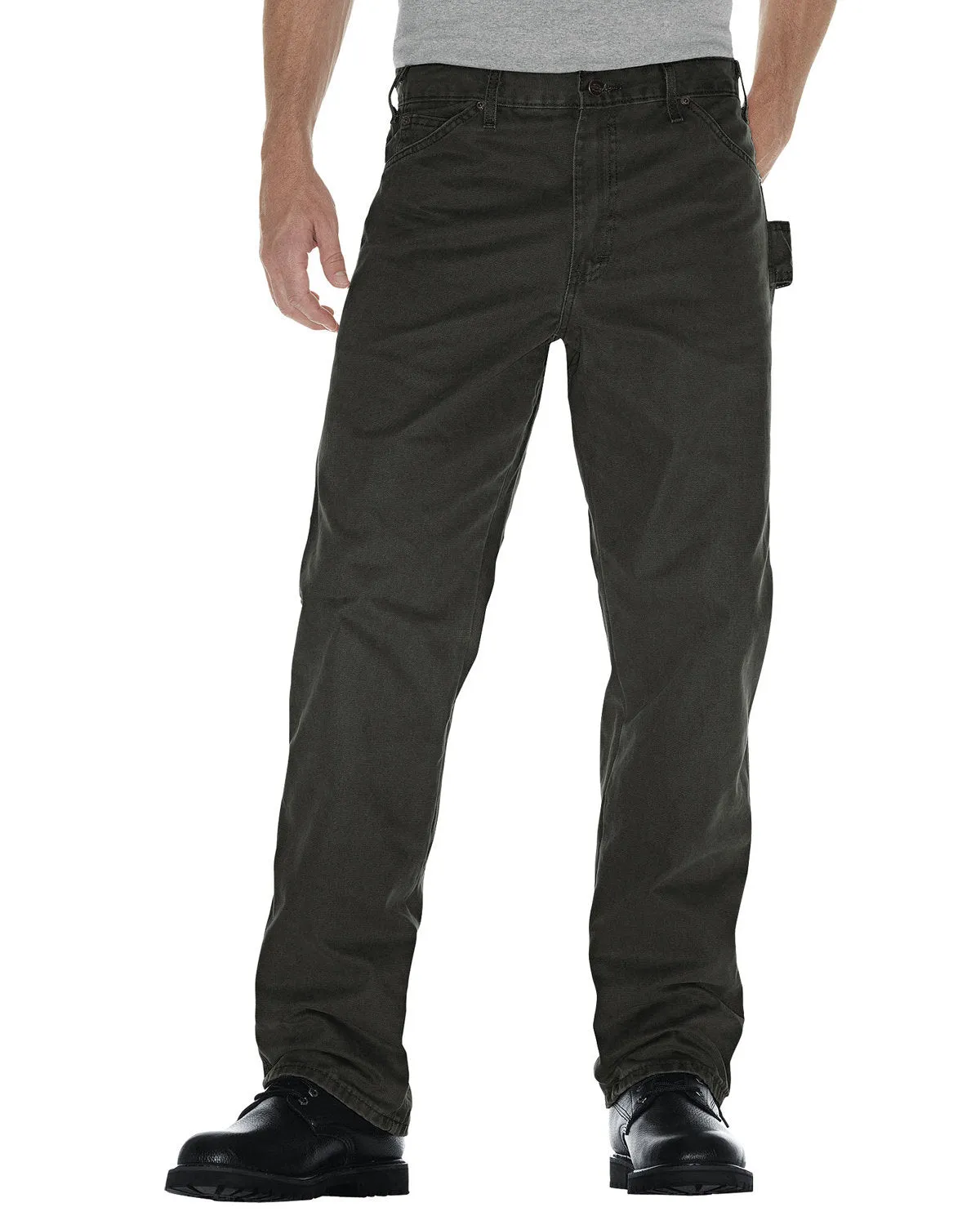 Dickies Men's Relaxed Fit Straight-Leg Carpenter Duck Pant