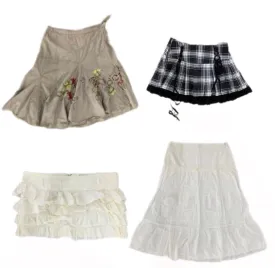 Fairycore bliss: y2k cotton skirts