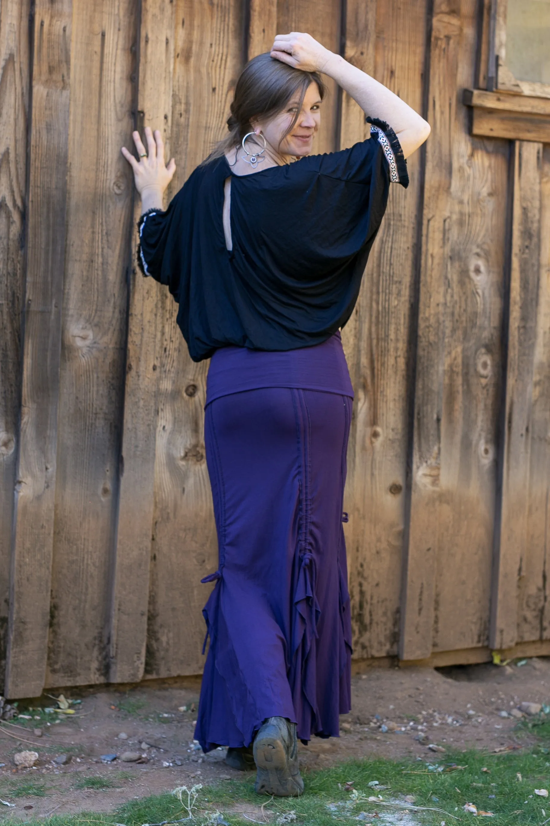 Flamenco Skirts - Purple