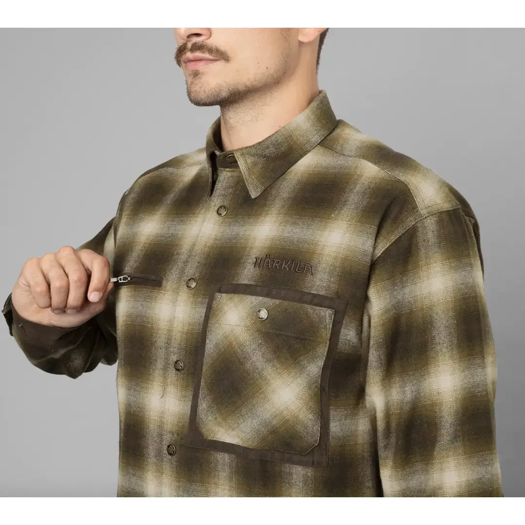 Harkila Folke Shirt Jacket in Willow Green - Versatile Outdoor Wear