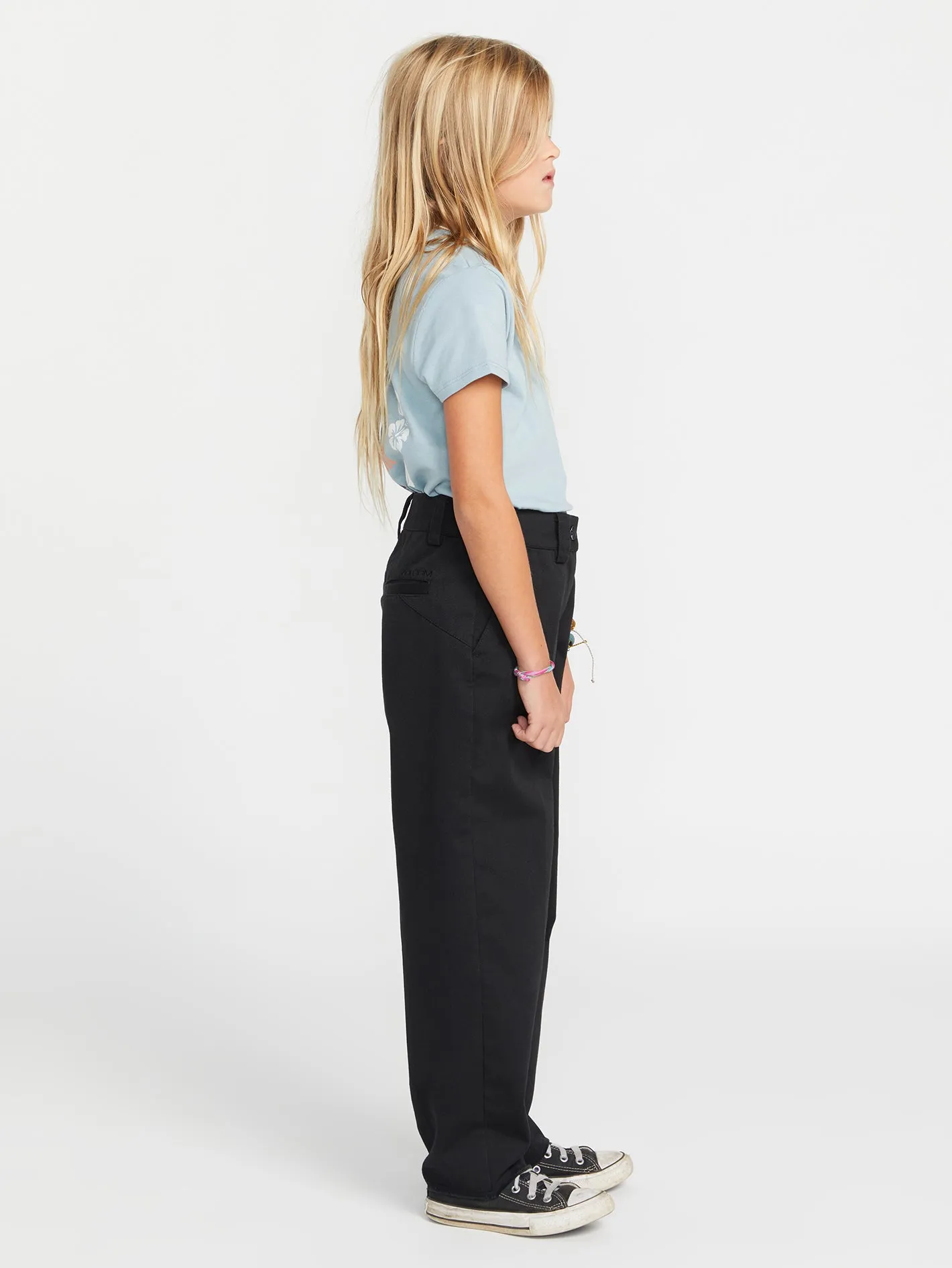 Girls Whawhat Chino Pants - Black