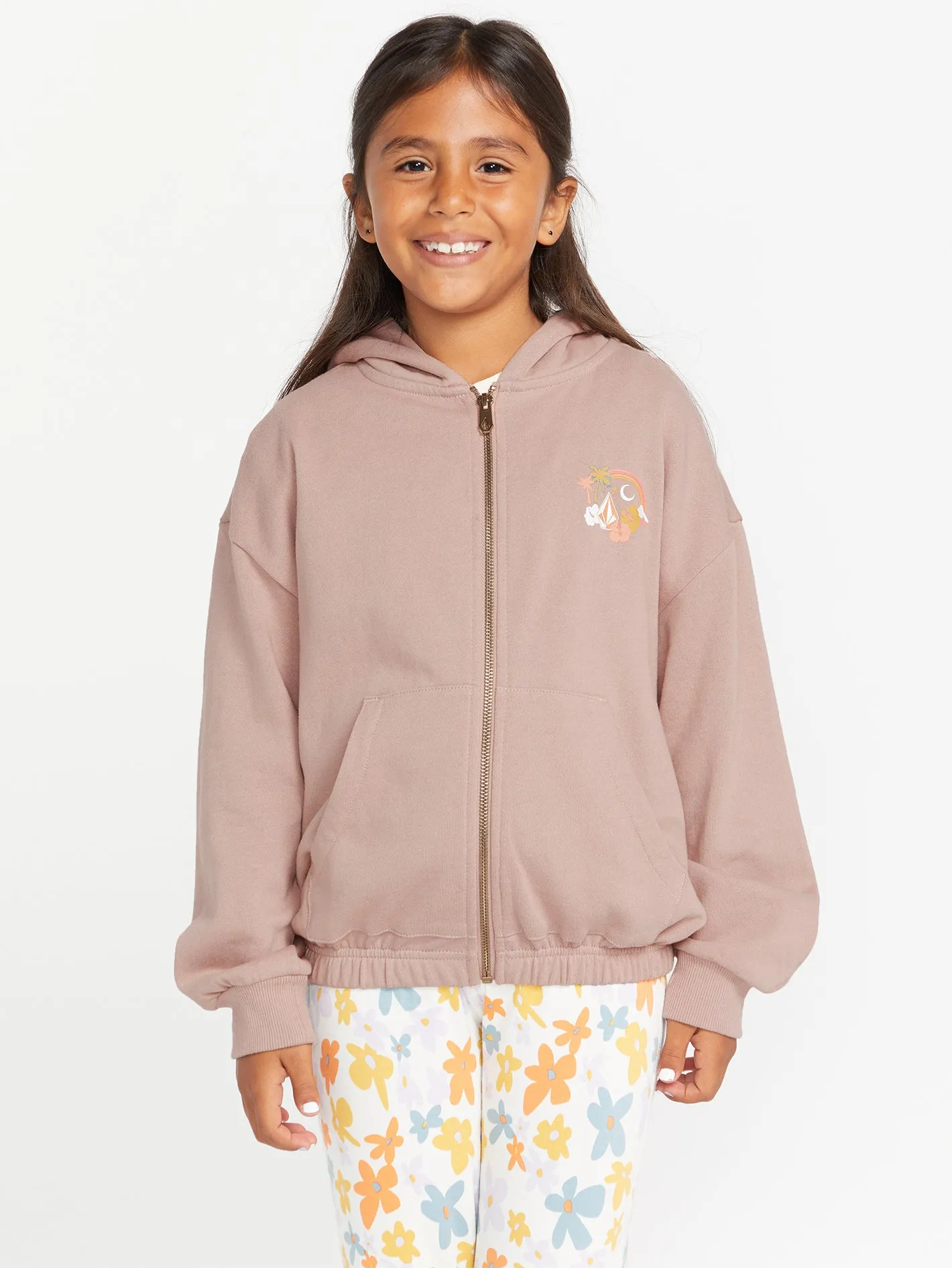 Girls Zippety Dudette Jacket - Winter Orchid