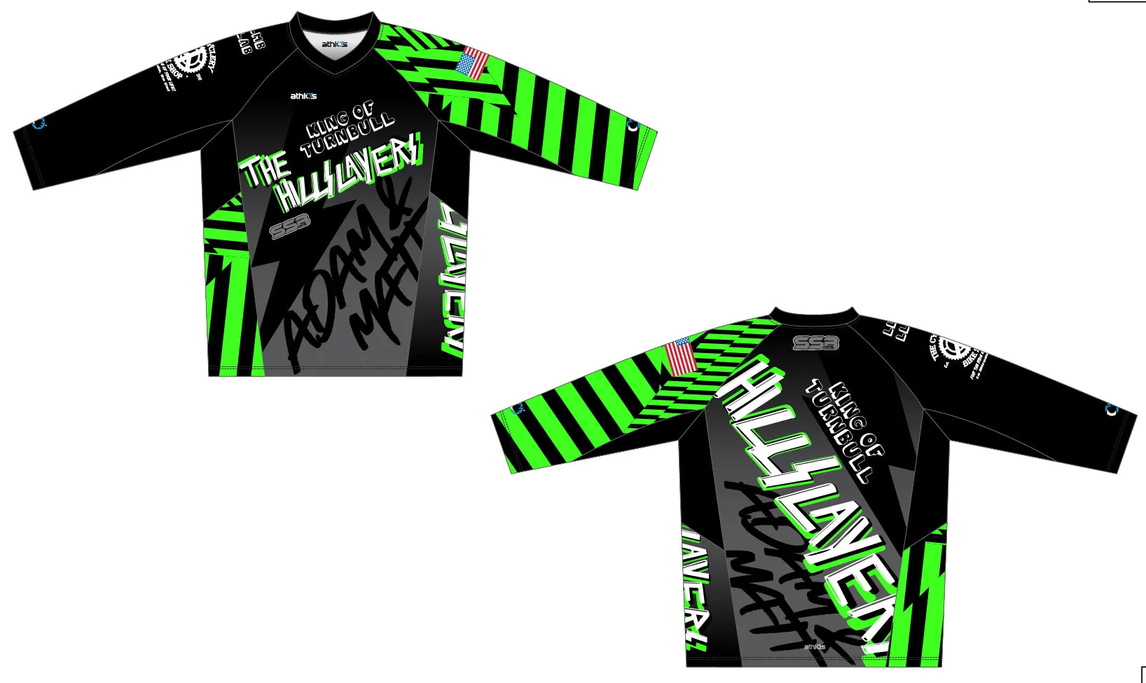 Gruve MTB Jersey 3/4 Sleeve  - Cyclery Hillslayers Memorial Jersey