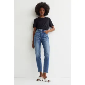 HM Mom Fit Button Fly Jeans