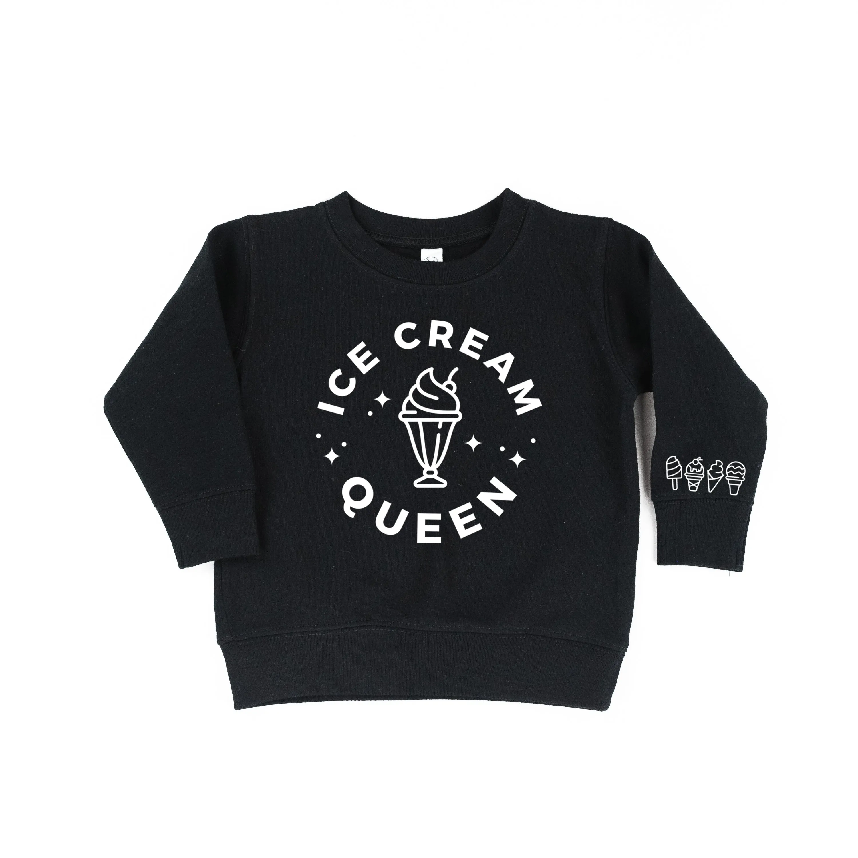 Ice Cream Queen - (Full Size) - Ice Cream Wrist Detail - Child Sweater