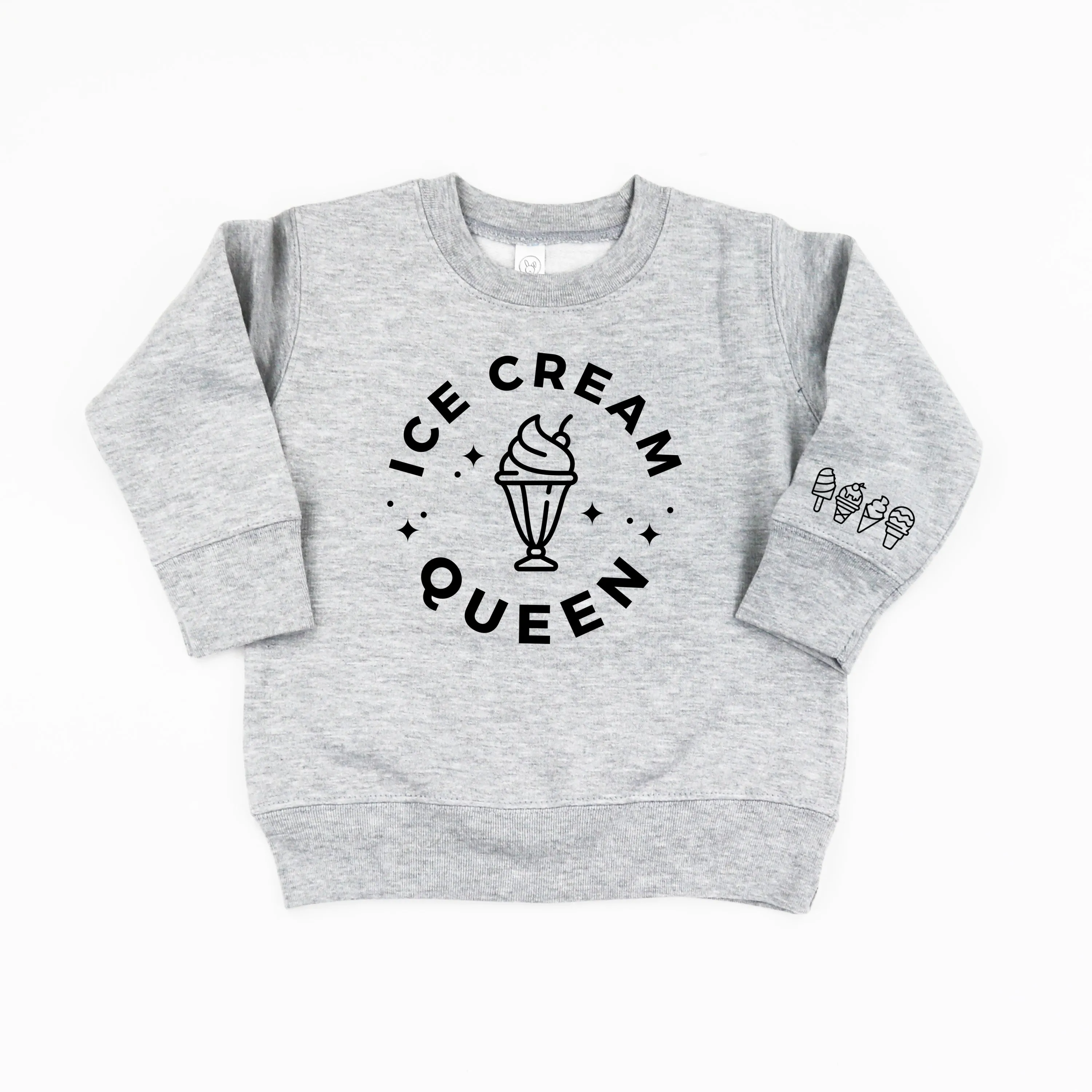 Ice Cream Queen - (Full Size) - Ice Cream Wrist Detail - Child Sweater