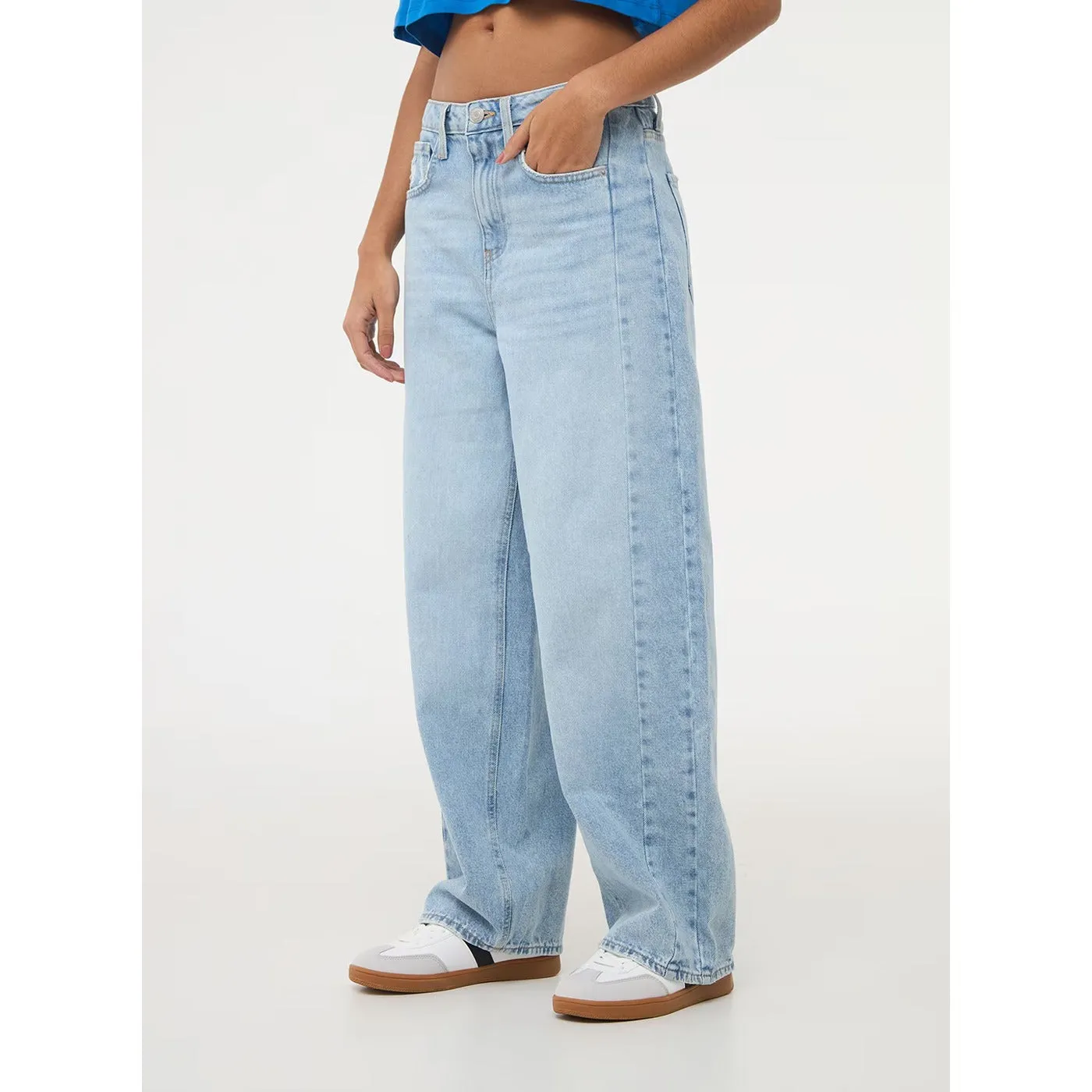 Light Blue Balloon Fit Jeans