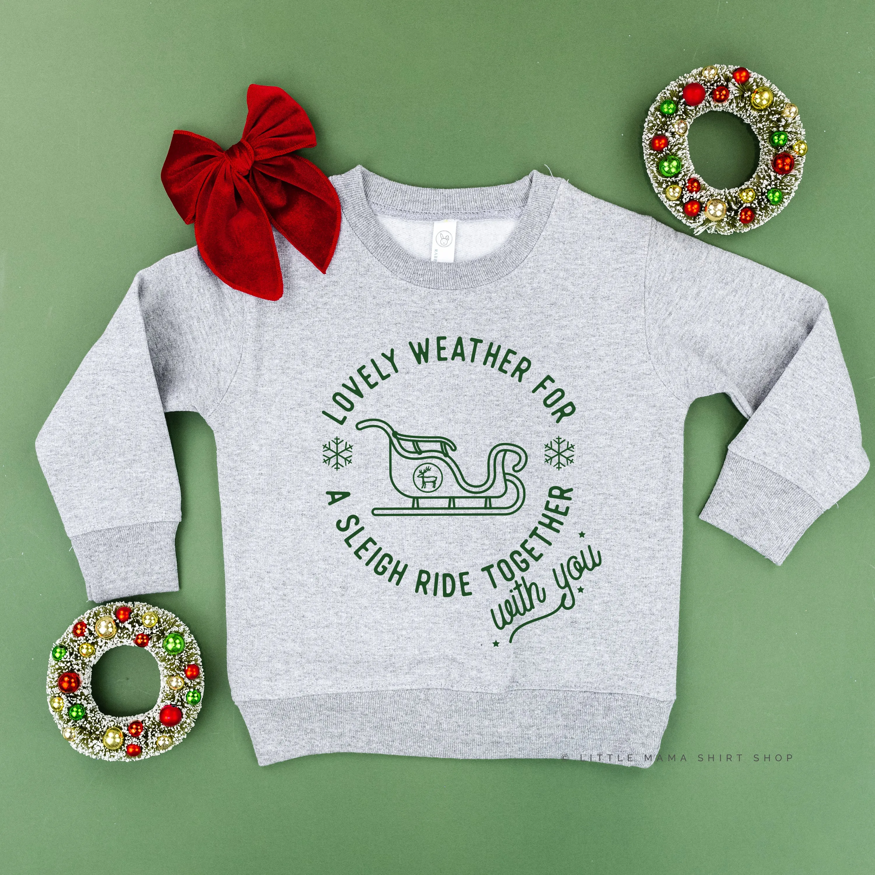 Lovely Weather for A Sleigh Ride Together With You - Child Sweater