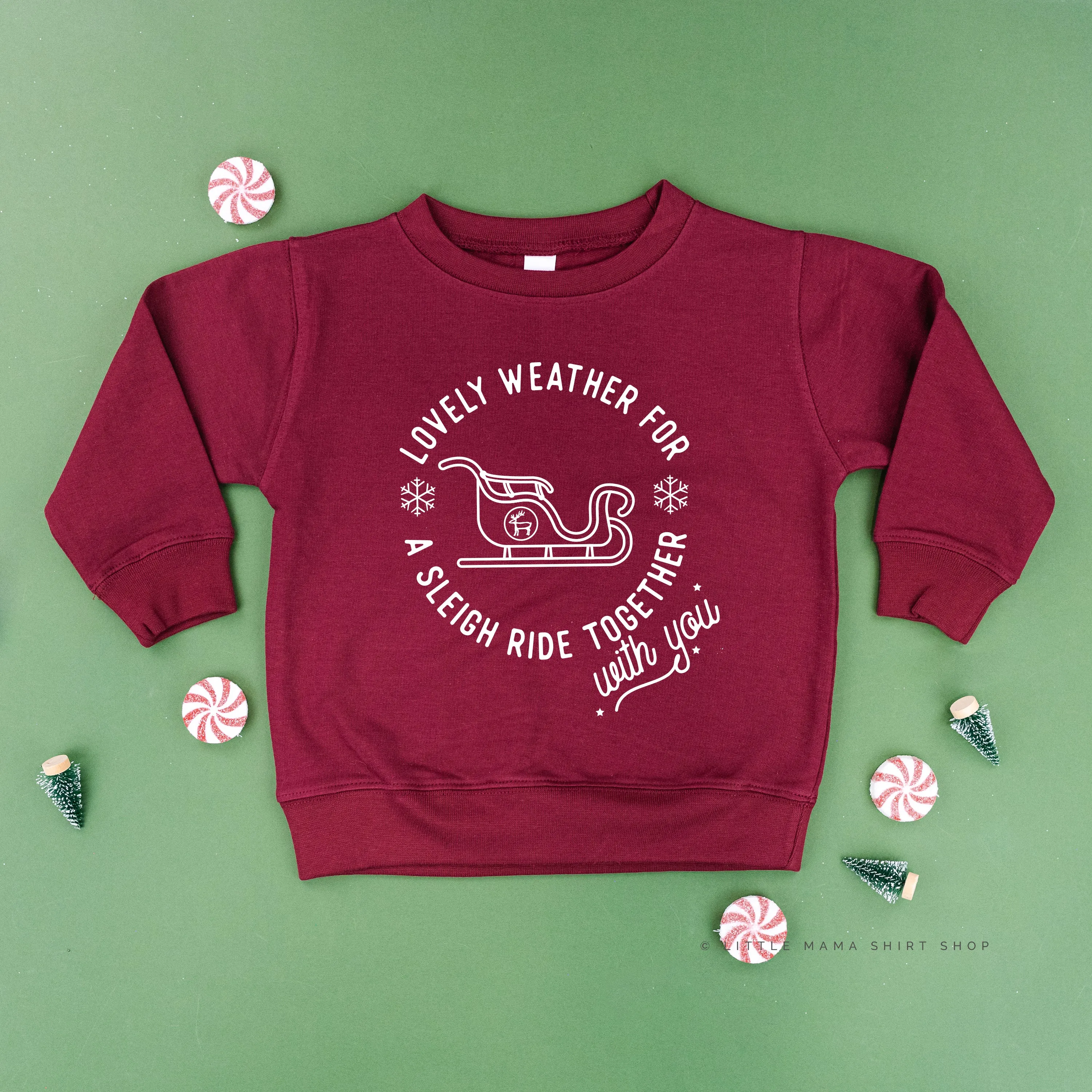 Lovely Weather for A Sleigh Ride Together With You - Child Sweater