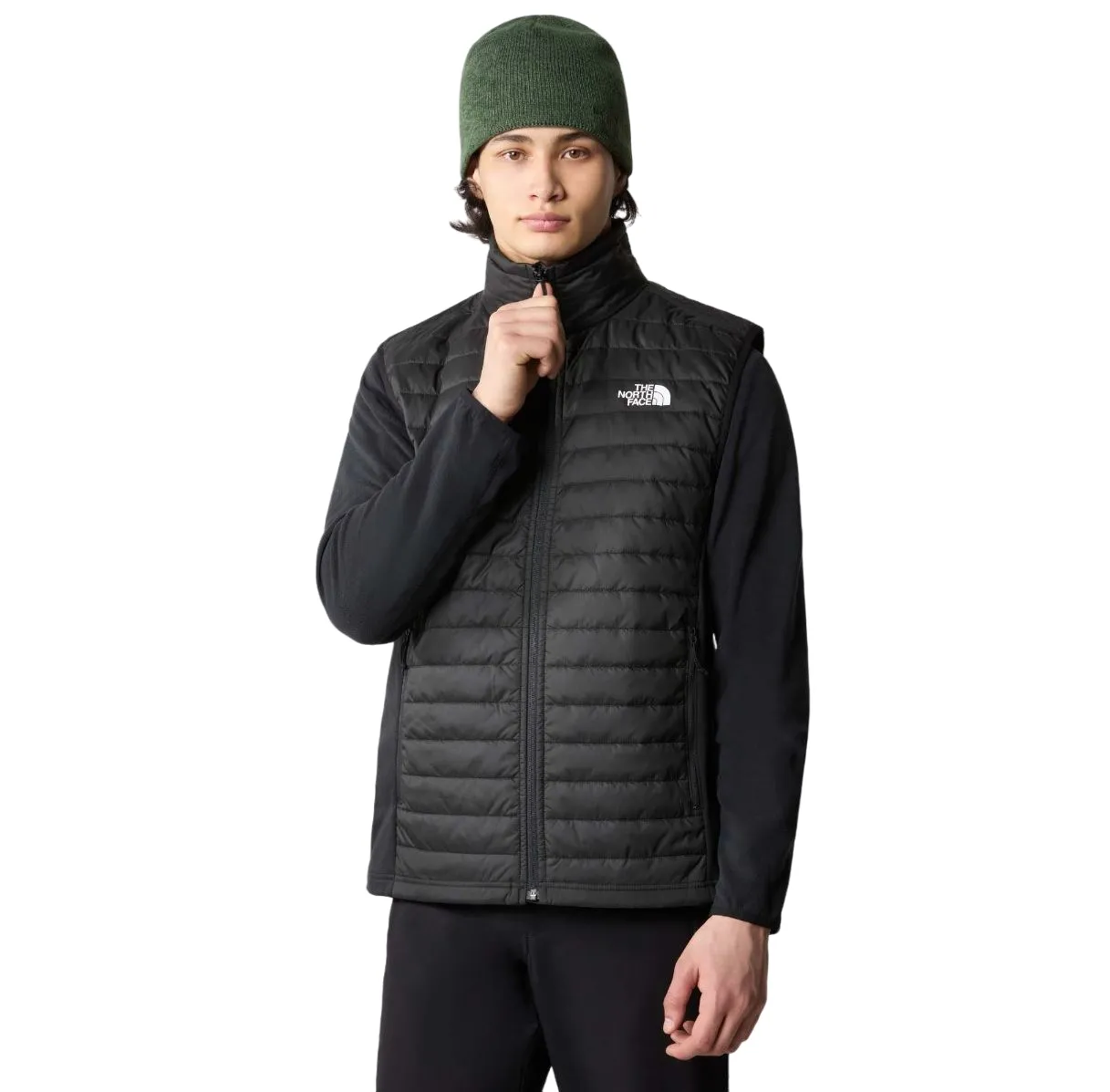 Mens The North Face Canyonlands Hybrid Black Vest