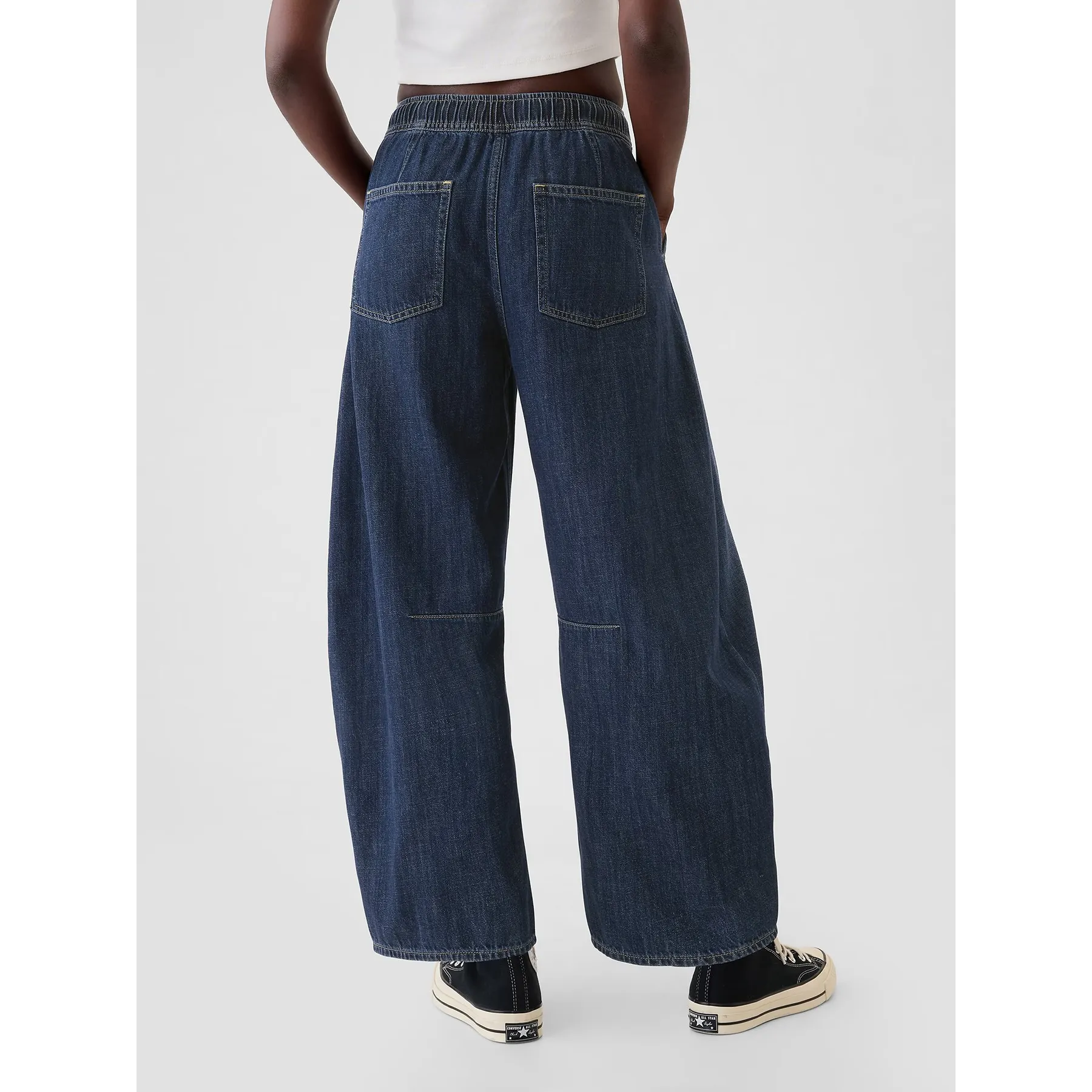 Mid Rise Easy Horseshoe Jeans