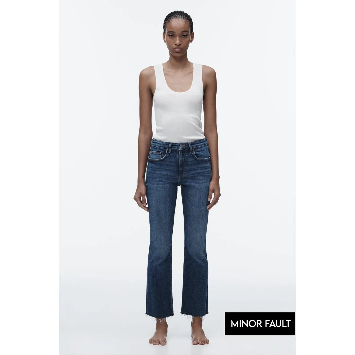 (Minor Fault) Mni Flare Blue Jeans