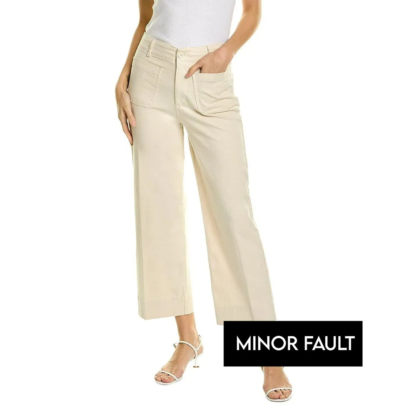 (Minor Fault) Twill Wide Leg Jeans