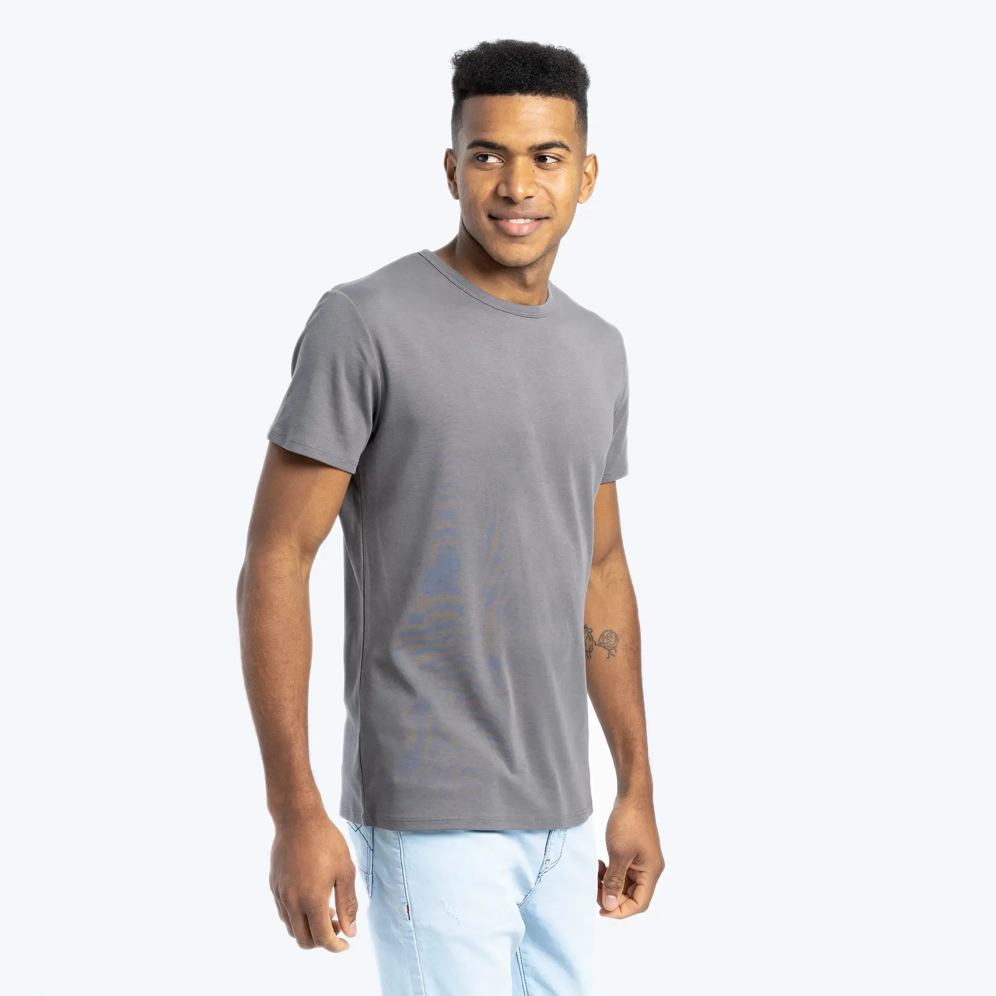 Mix 4 Pack - Men's Organic Pima Cotton Crew Neck, V-Neck, Long Sleeve & Tank Top