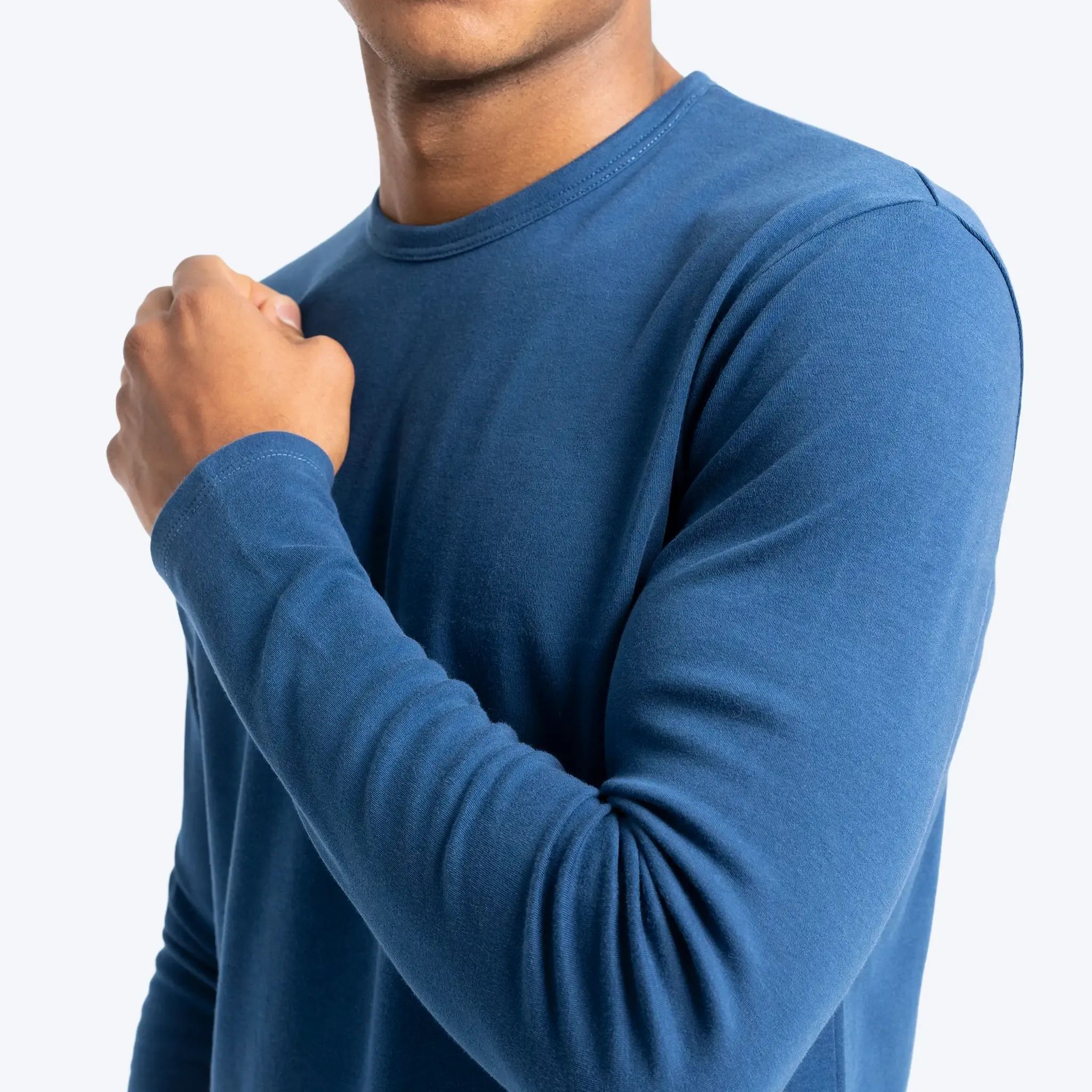 Mix 4 Pack - Men's Organic Pima Cotton Crew Neck, V-Neck, Long Sleeve & Tank Top