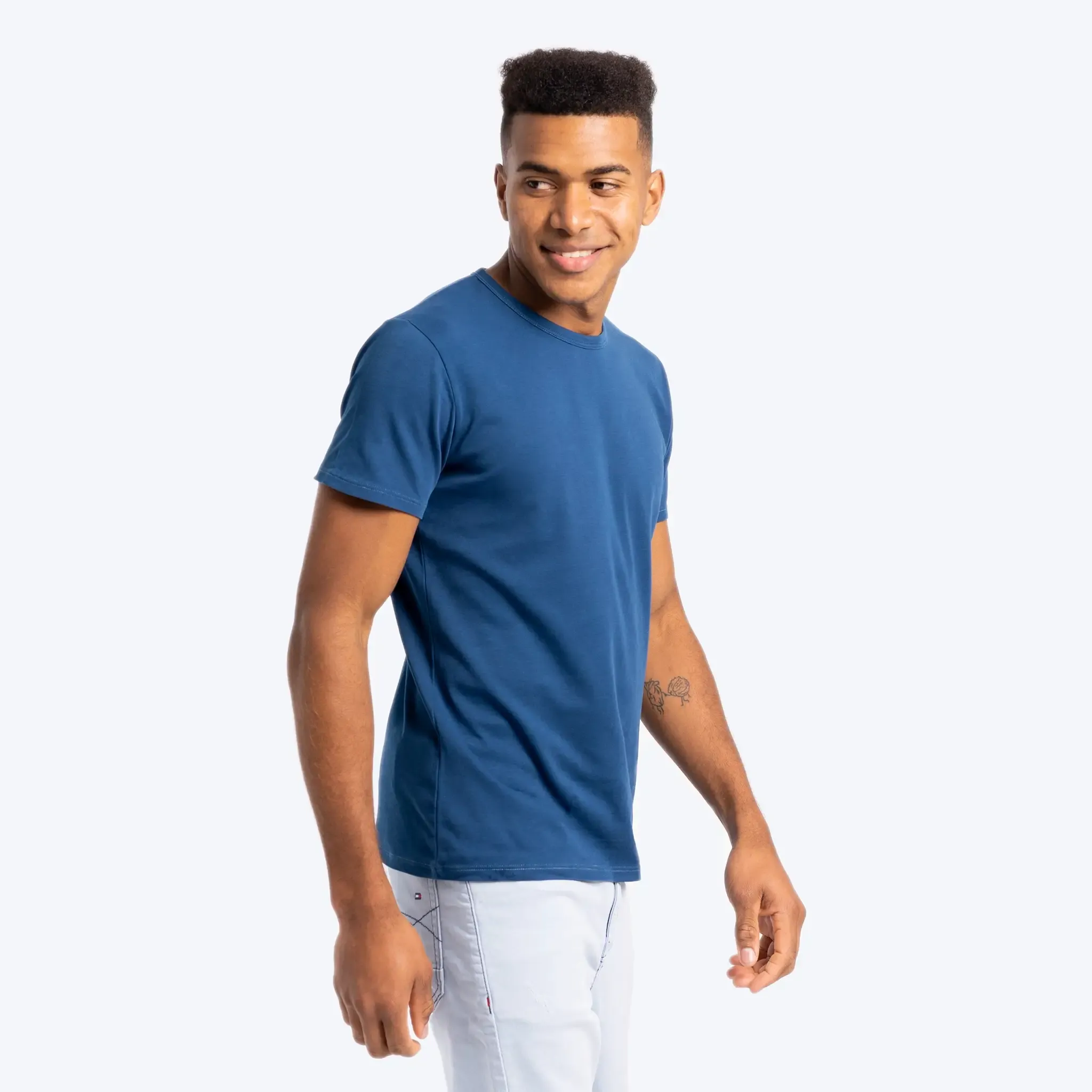 Mix 4 Pack - Men's Organic Pima Cotton Crew Neck, V-Neck, Long Sleeve & Tank Top