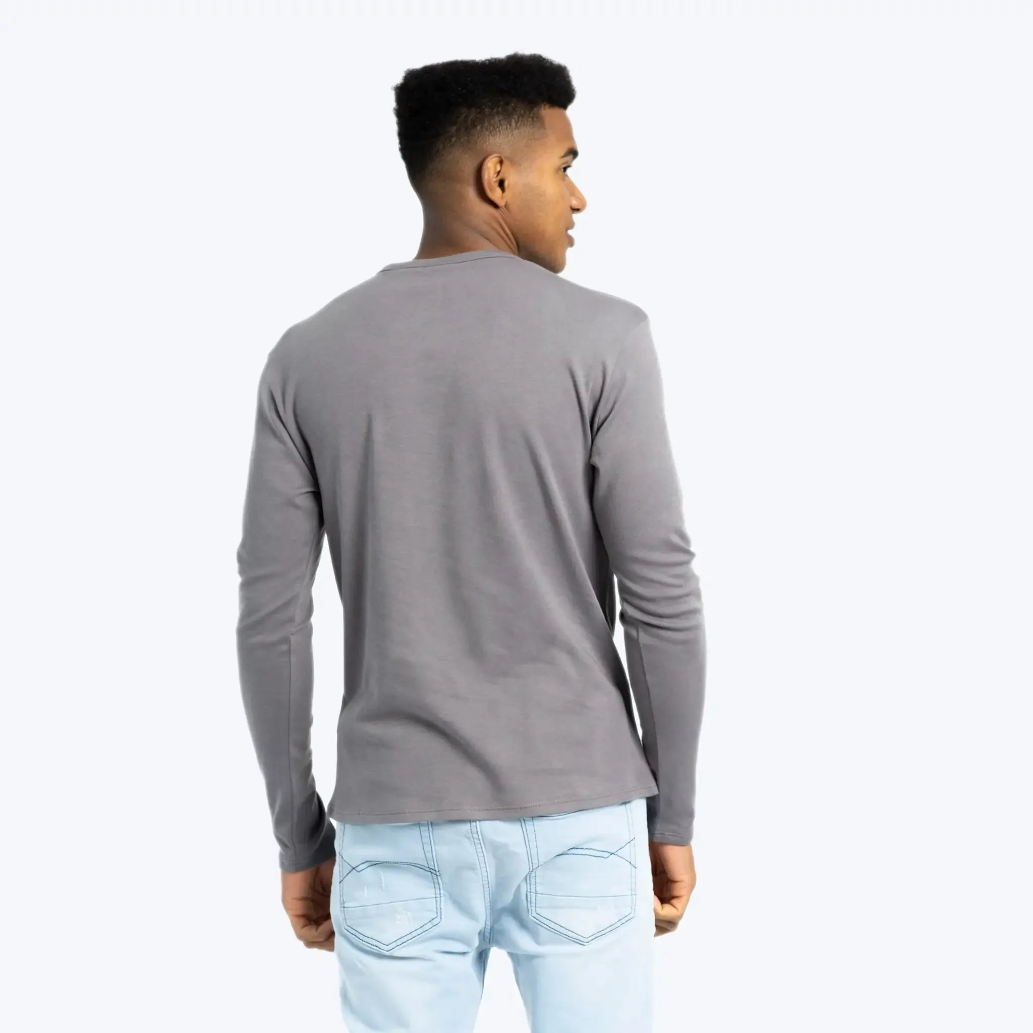 Mix 4 Pack - Men's Organic Pima Cotton Crew Neck, V-Neck, Long Sleeve & Tank Top