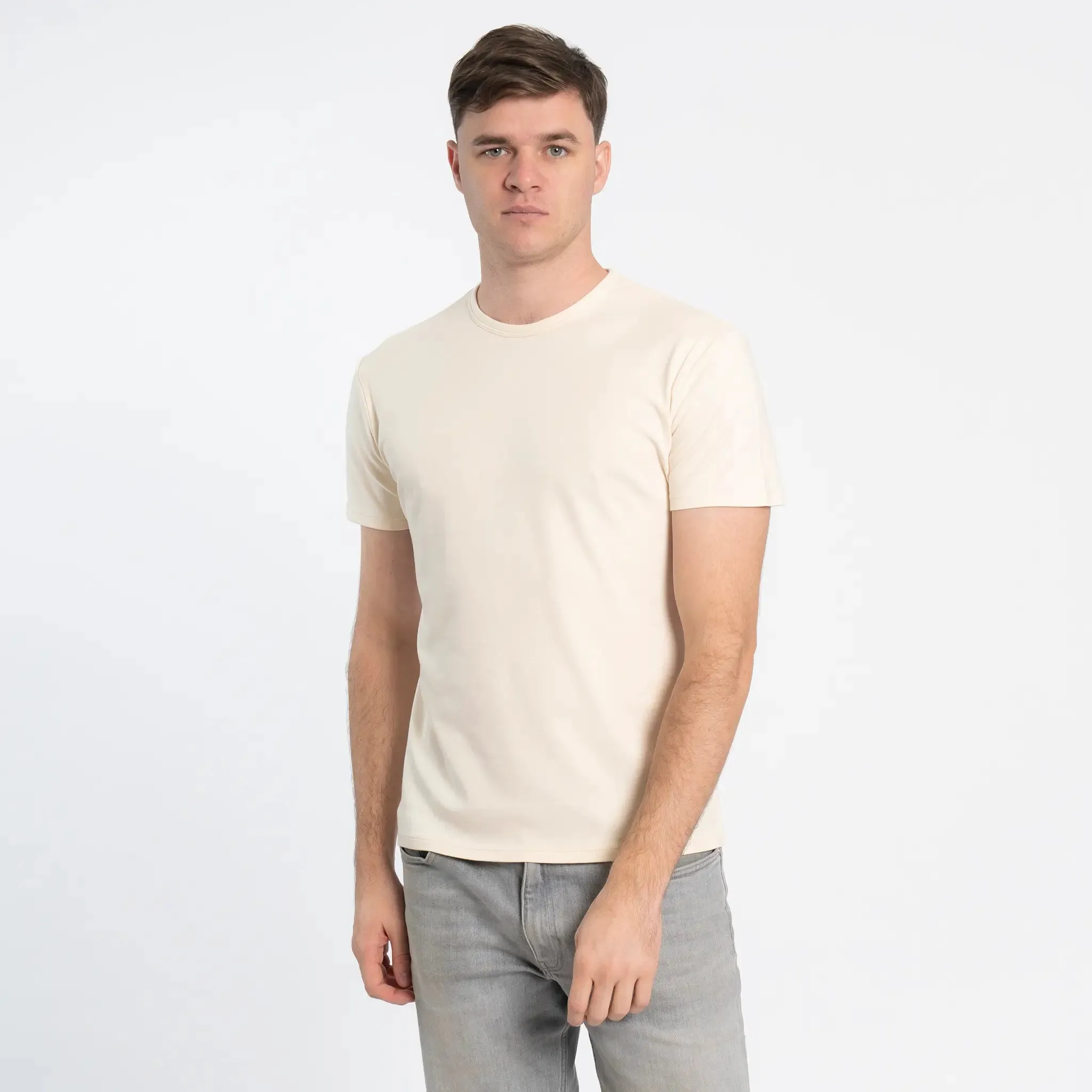 Mix 4 Pack - Men's Organic Pima Cotton Crew Neck, V-Neck, Long Sleeve & Tank Top