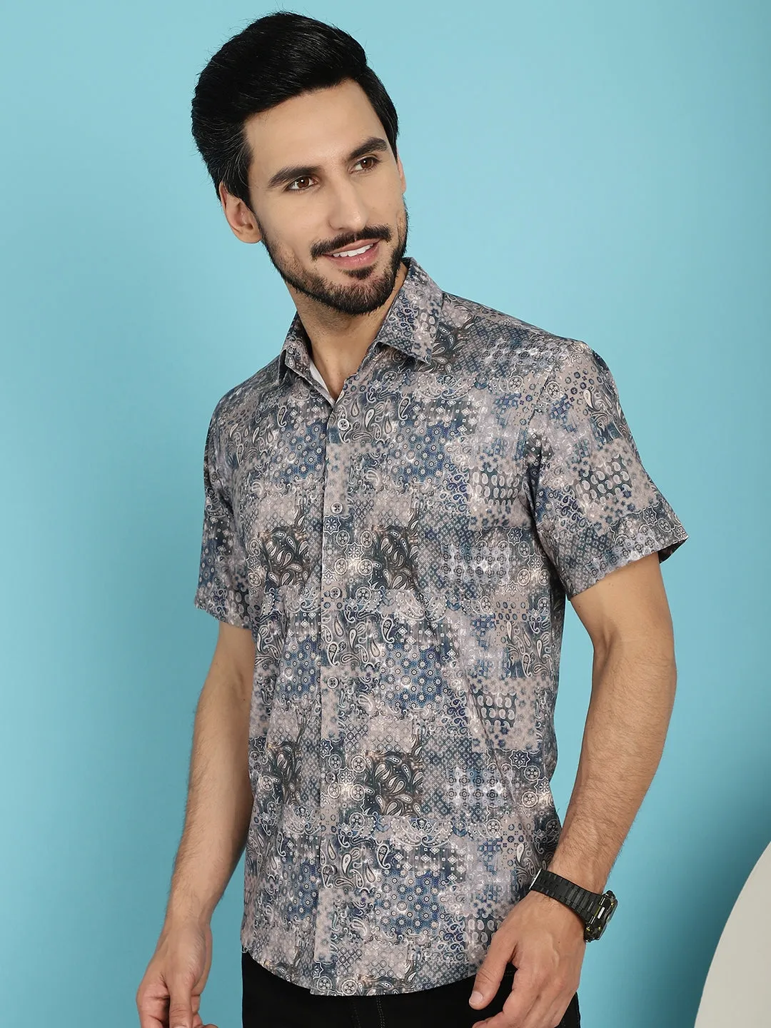 Pejali Printed Casual Shirt