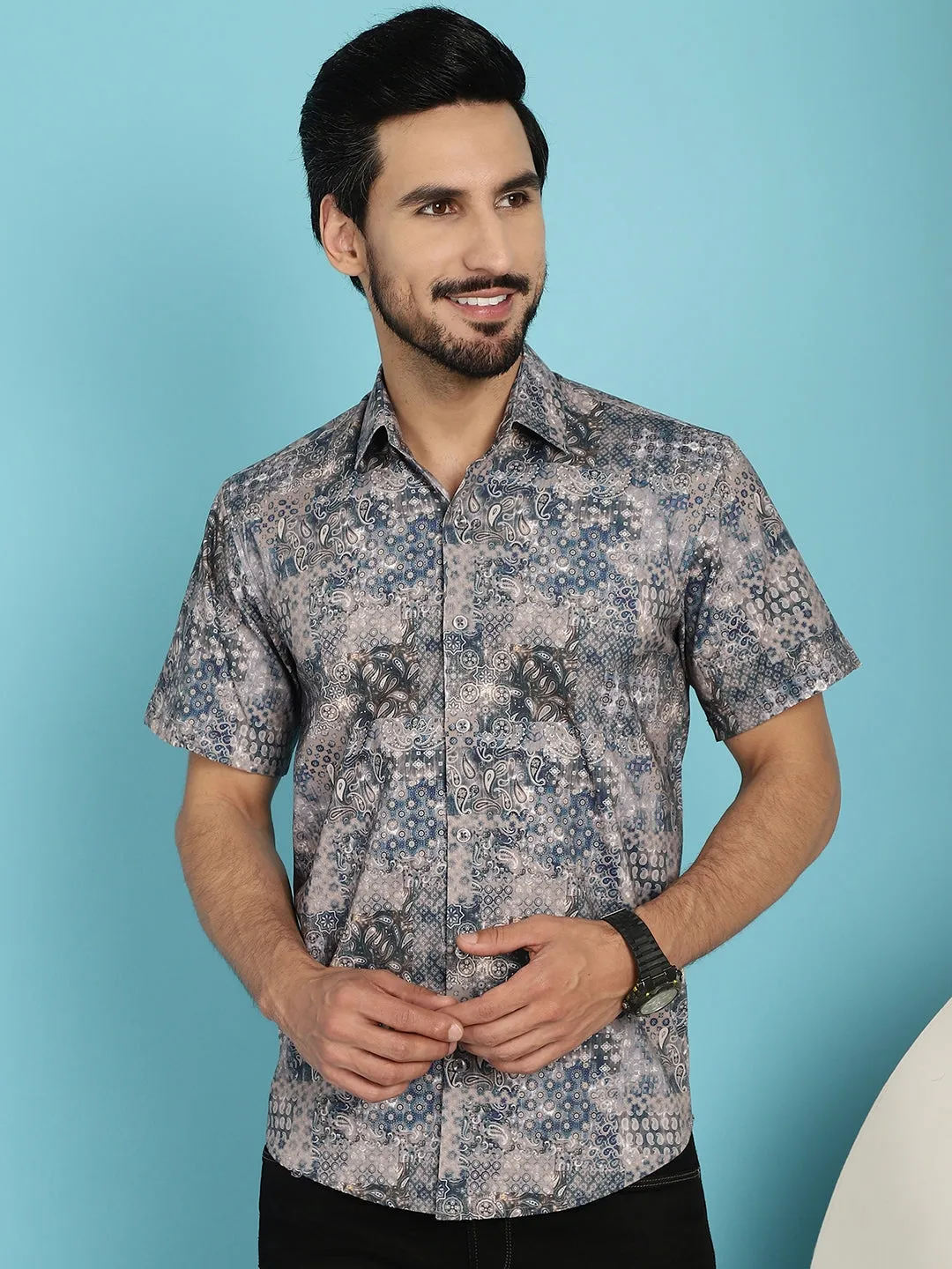 Pejali Printed Casual Shirt