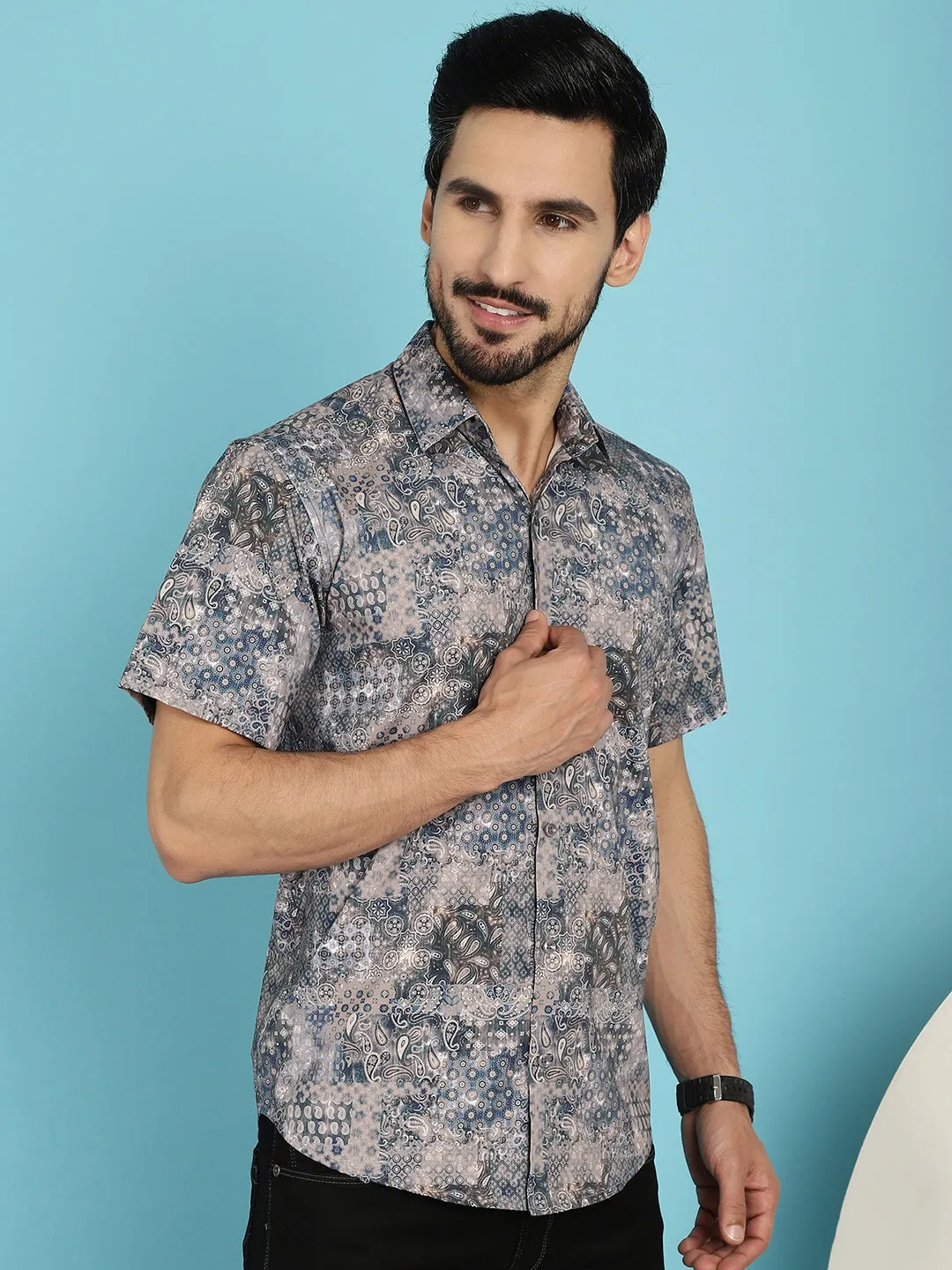 Pejali Printed Casual Shirt