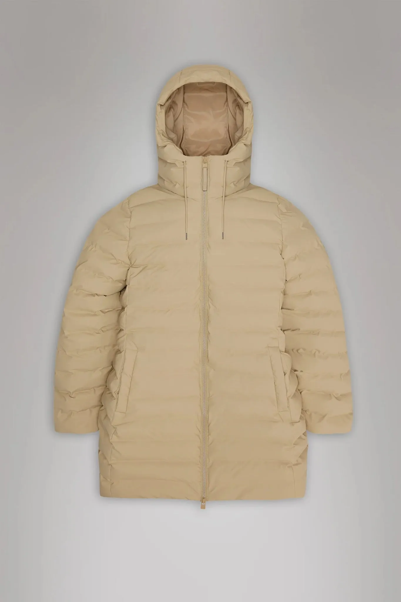 RAINS LOHJA Long Puffer Curve Jacket W3T3