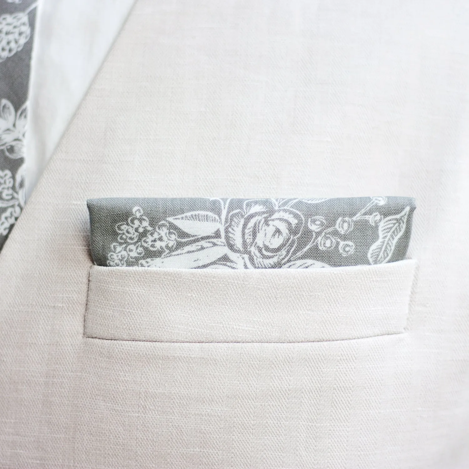 Sailor Bow Clip Or Headband / Grey Toile