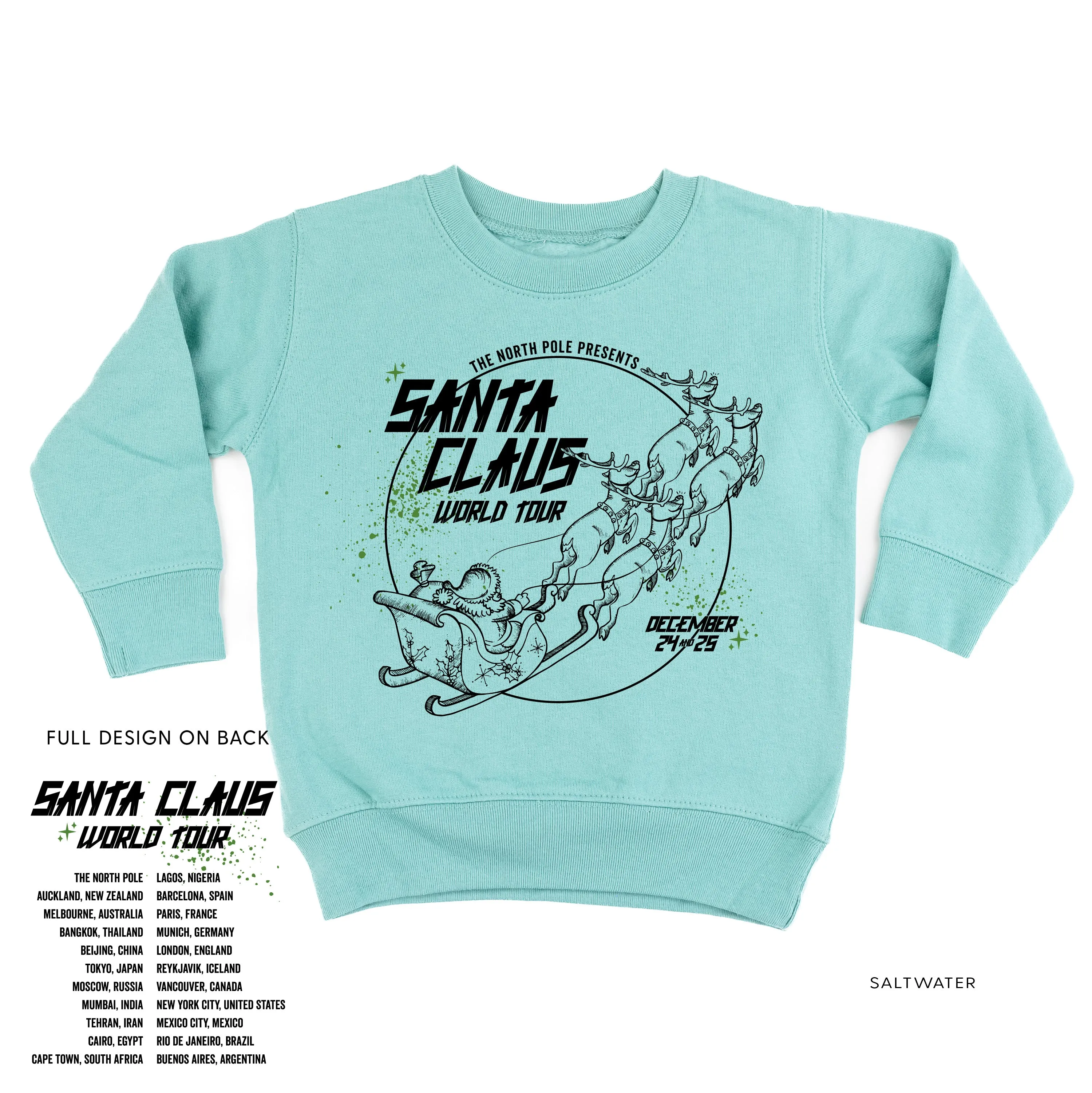 Santa Claus World Tour (f&b) - Child Sweater