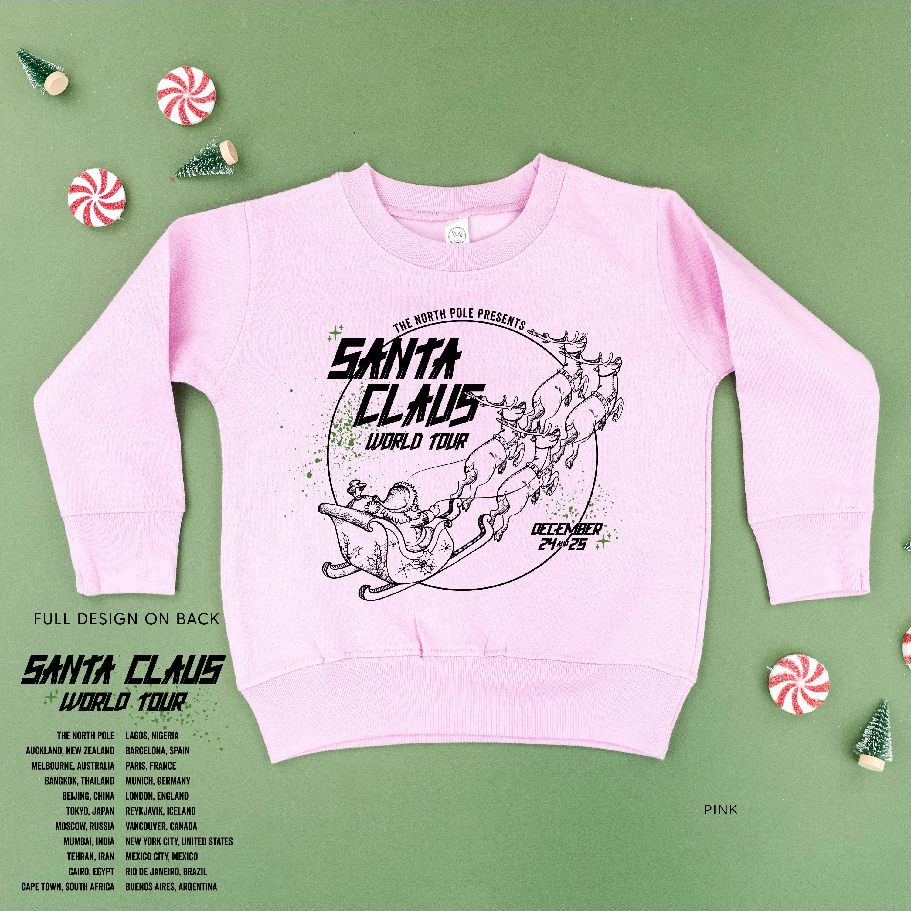 Santa Claus World Tour (f&b) - Child Sweater