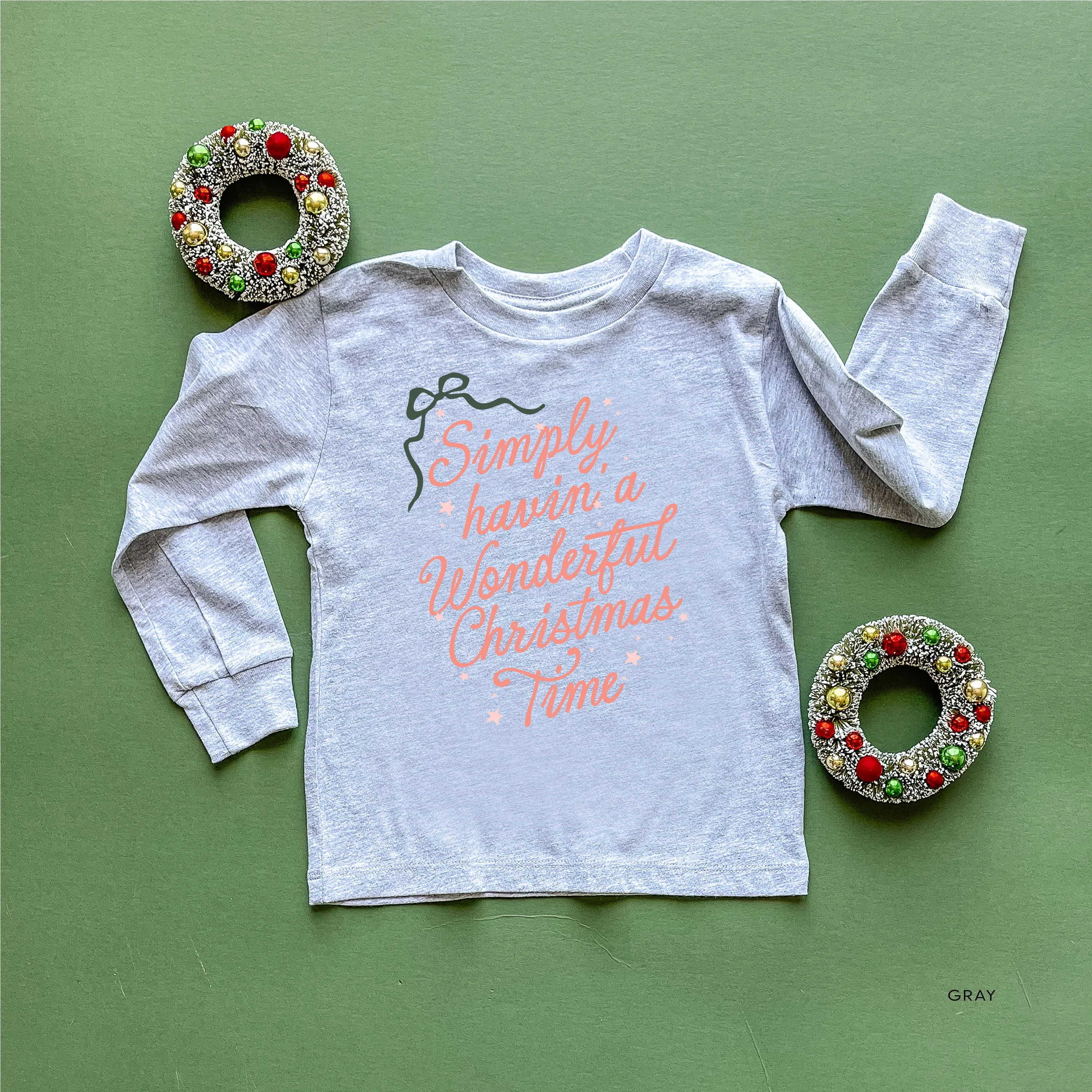 Simply Havin' A Wonderful Christmas Time - Child LONG SLEEVE Tee