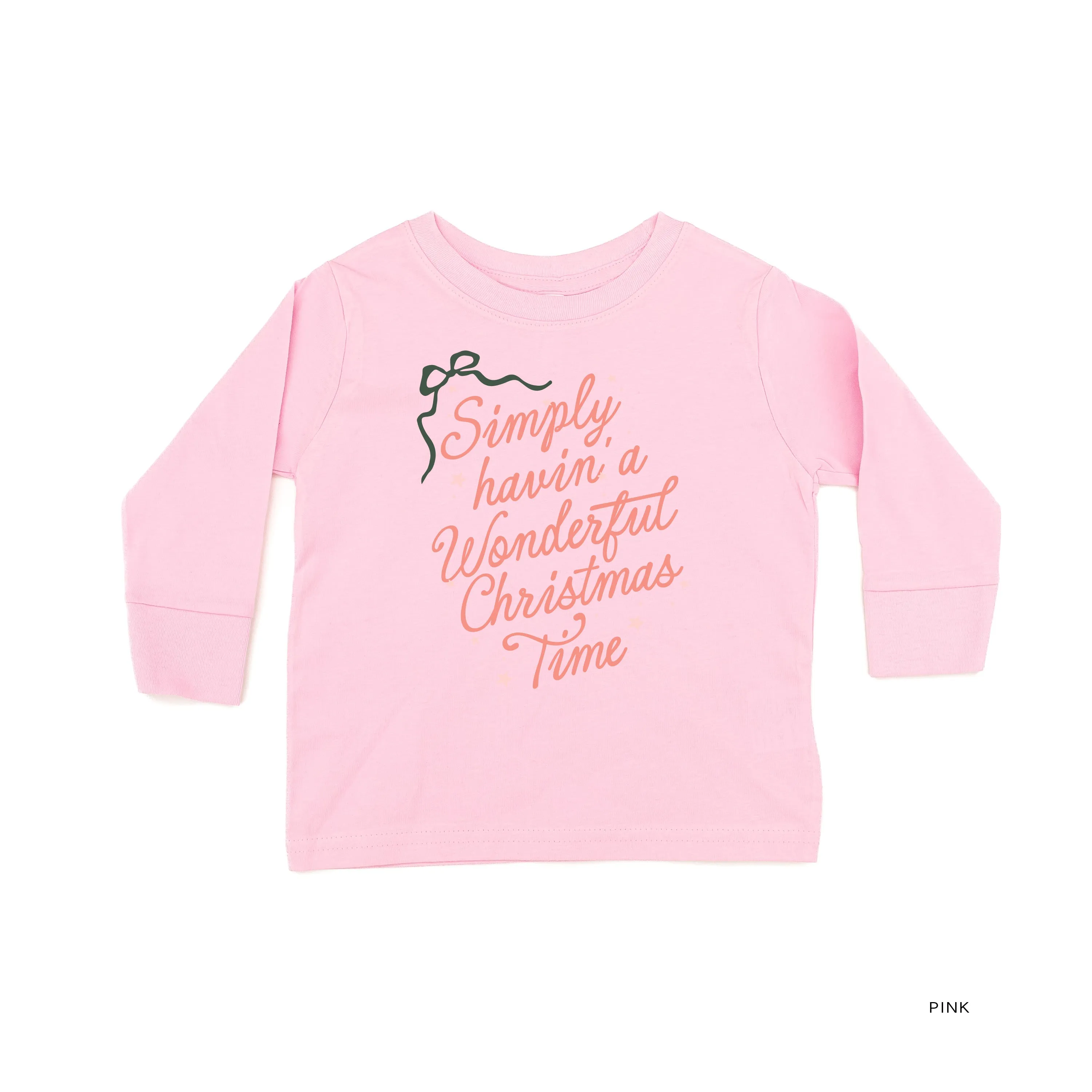 Simply Havin' A Wonderful Christmas Time - Child LONG SLEEVE Tee