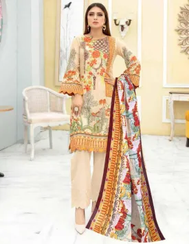 Unstitched Cotton Salwar Suit Pakistani Dress Material