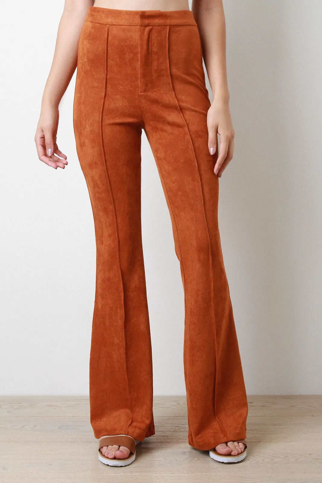 Vegan Suede Tailor Trouser Pants