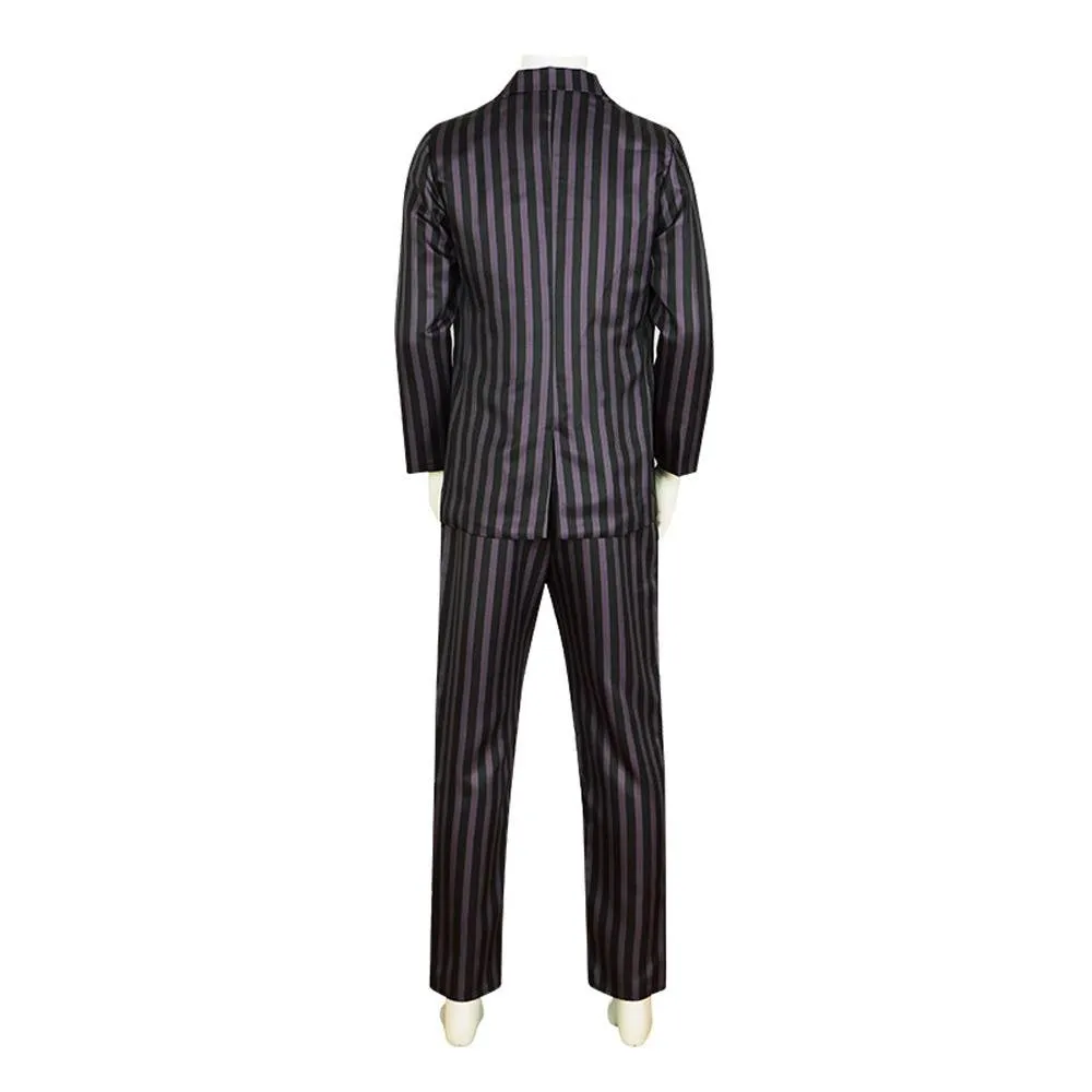 Wednesday's Dad Costume The Addams Family Cosplay Gomez Costume Outfit Sets For Men