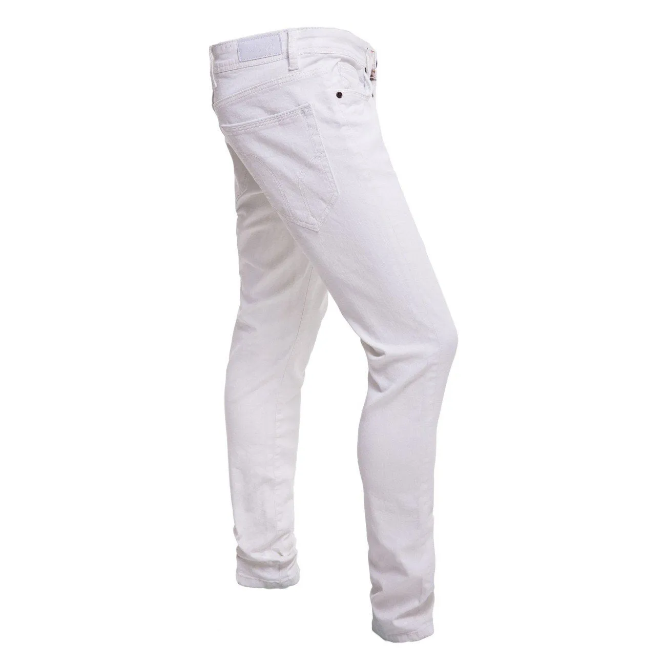 White Slim Fit Jeans #12056