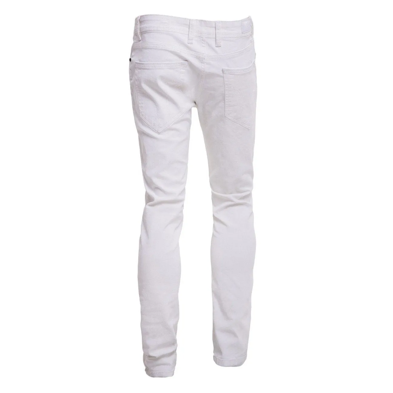 White Slim Fit Jeans #12056