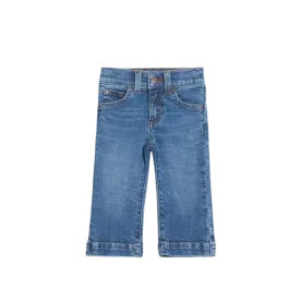 Wrangler Kid's Nancy Medium Wash Blue Turquoise Pocket Boot Cut Medium Blue Jeans